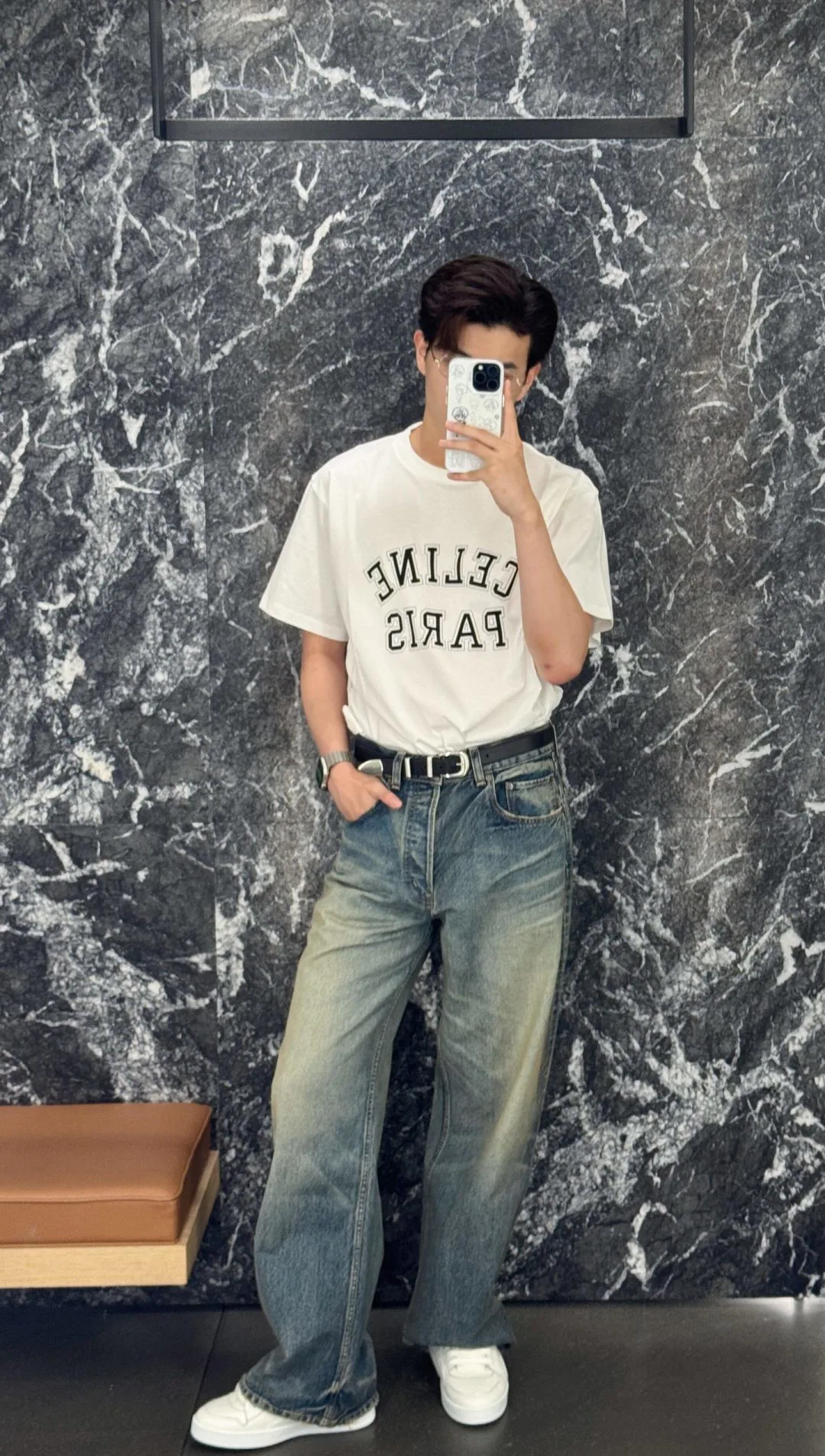 Футболки Мужские Celine 9226532