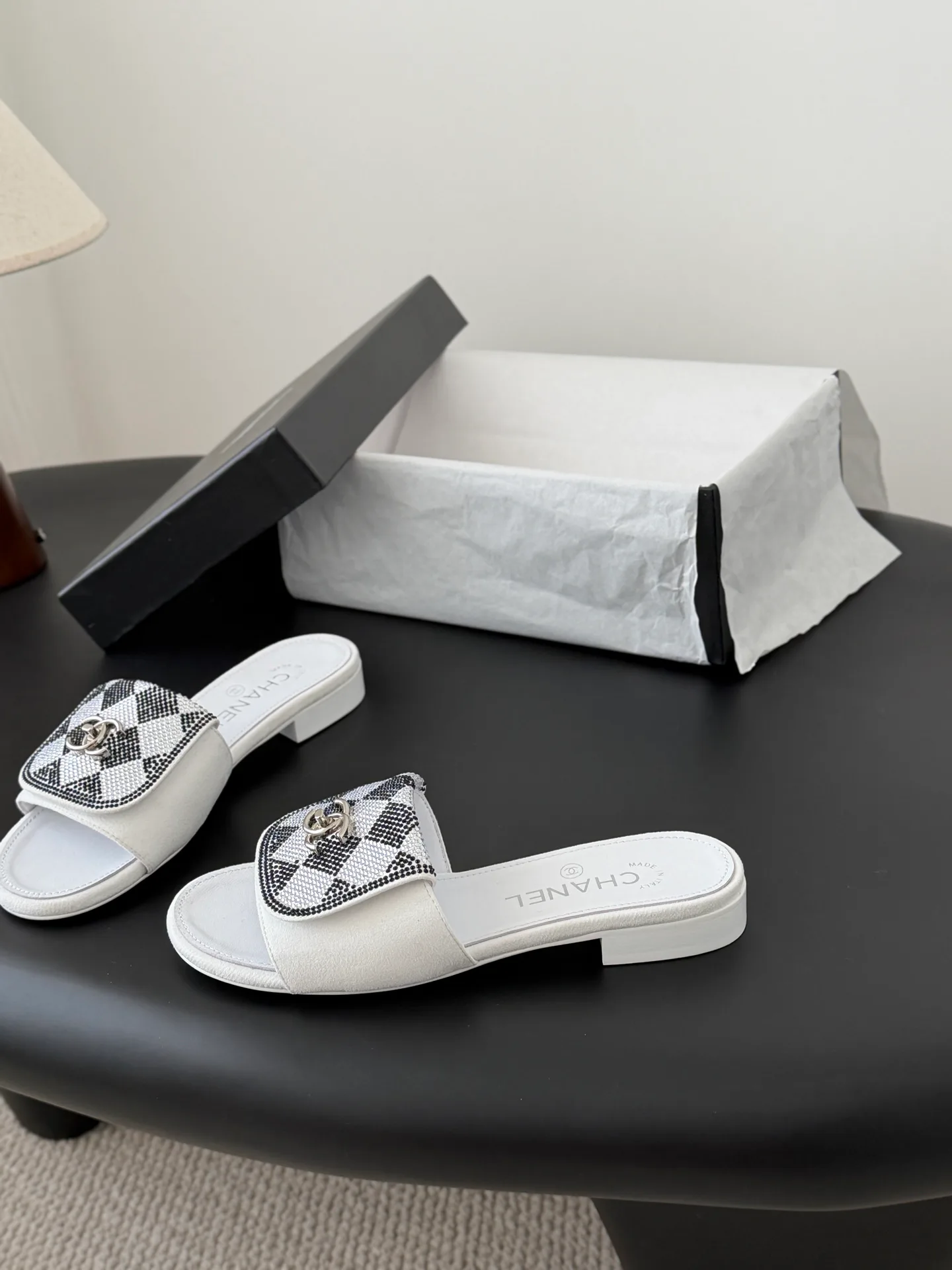 Шлепанцы Женские Chanel 1818743