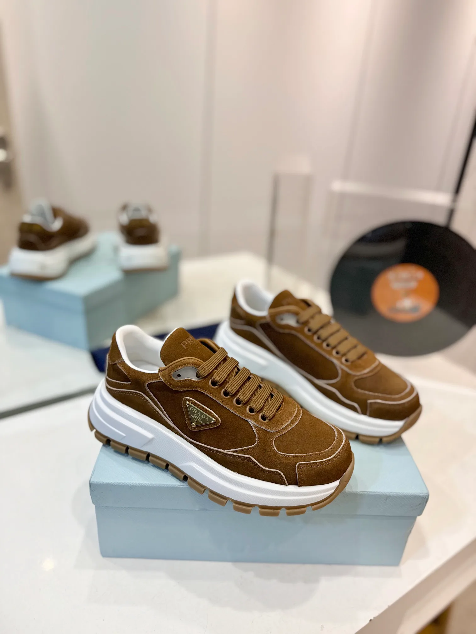 Кроссовки Женские Prada 9535084