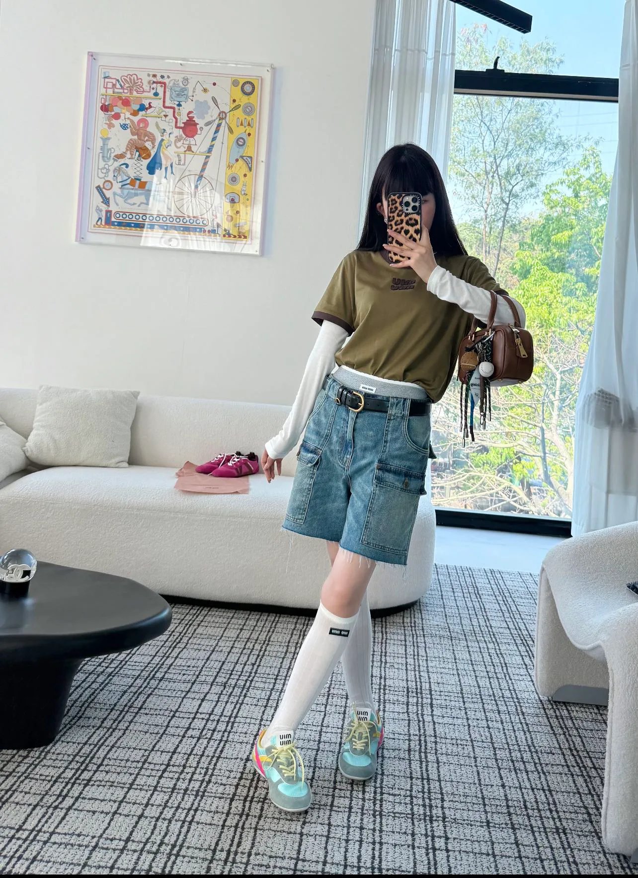 Шорты Женские Miu Miu 11578779