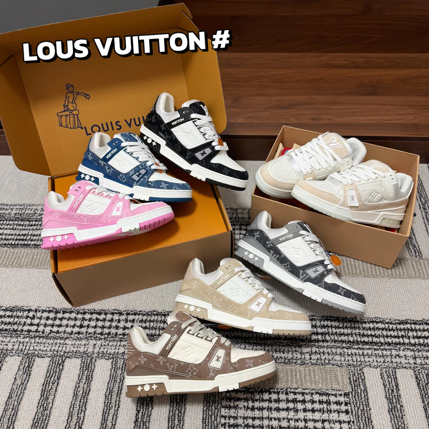 Кроссовки Женские Louis Vuitton 1881829