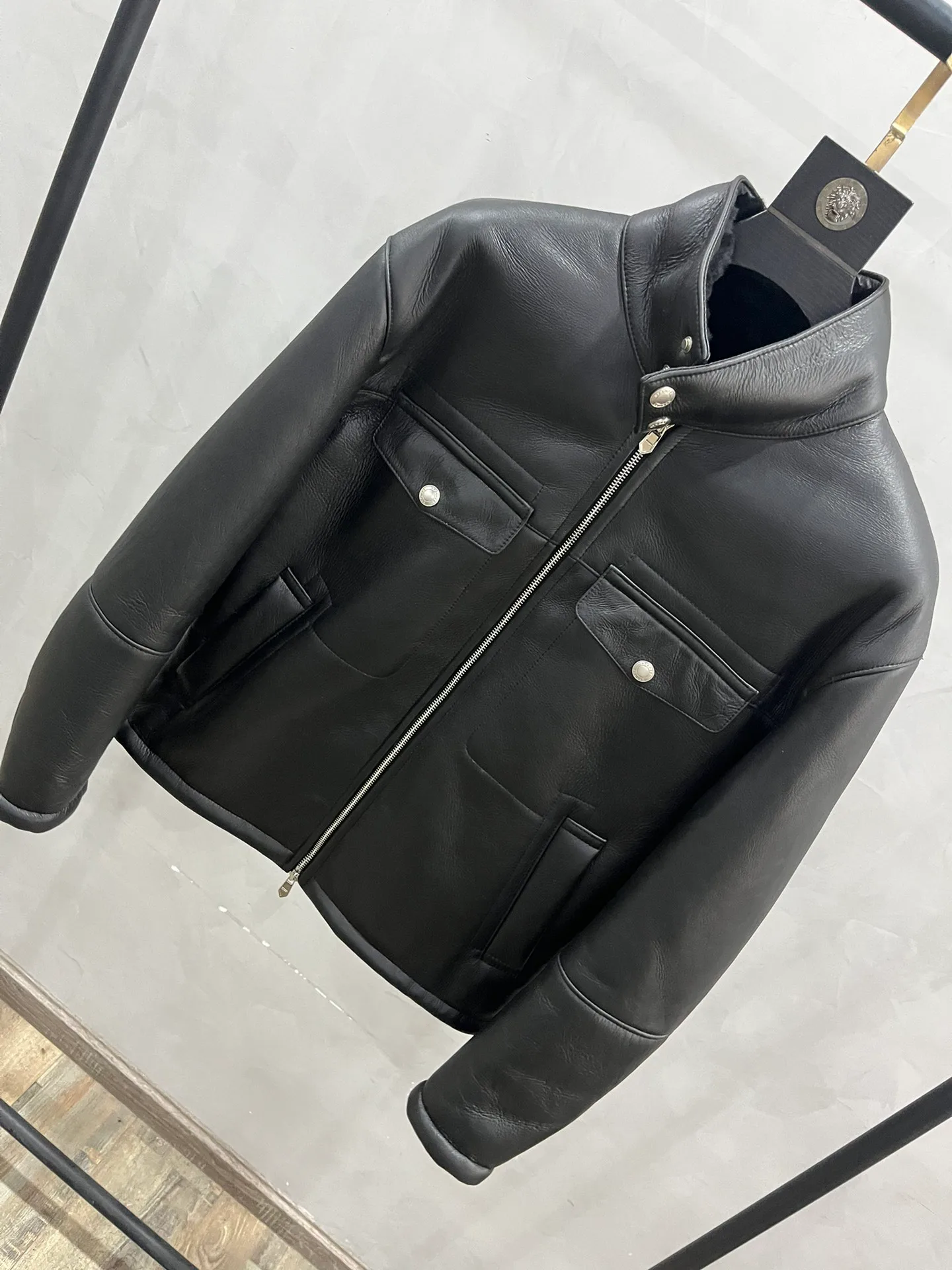 Кожаные Куртки И Дублёнки Мужские Hermes 790125