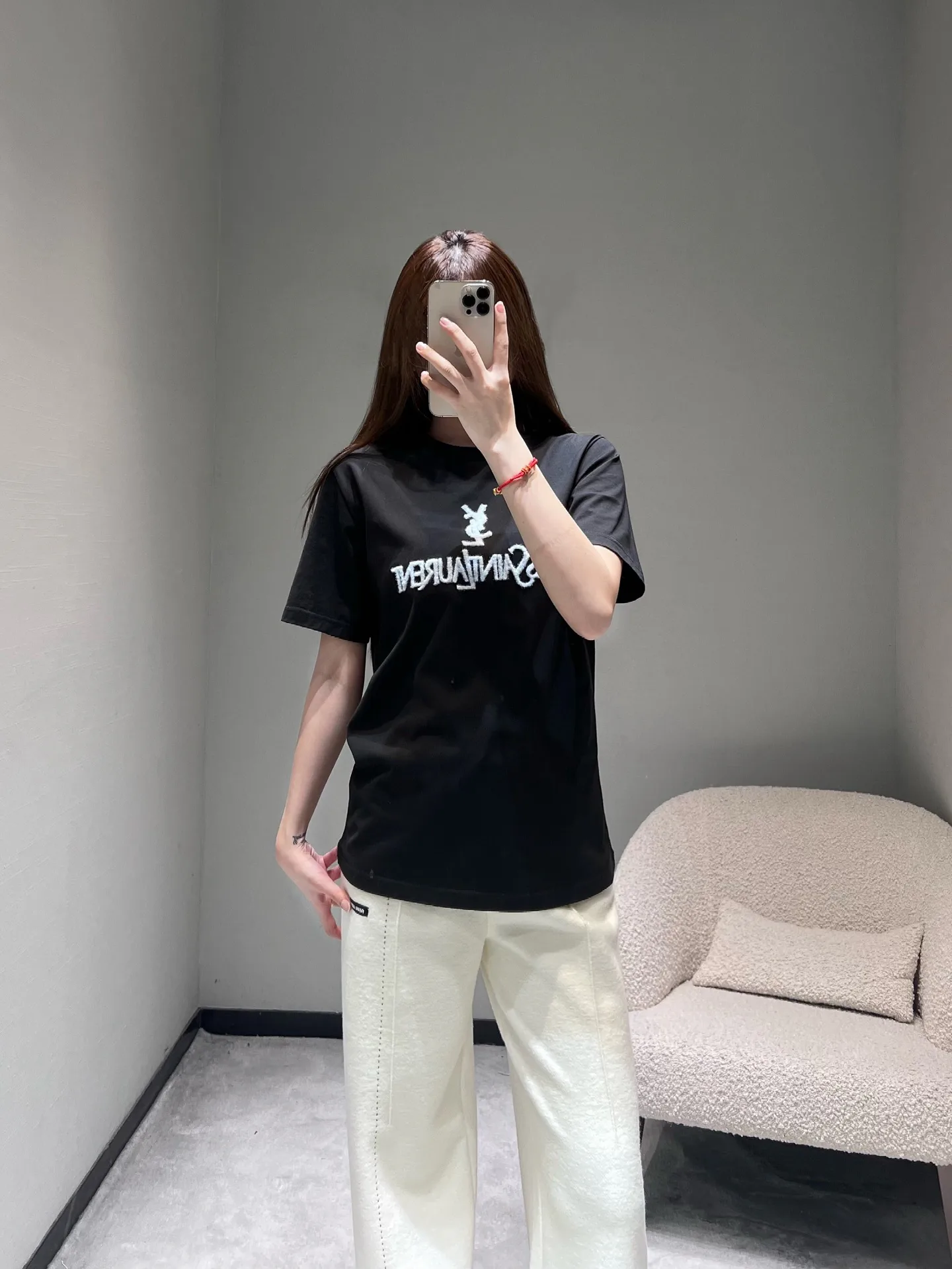 Футболки Женские Saint Laurent 4945996