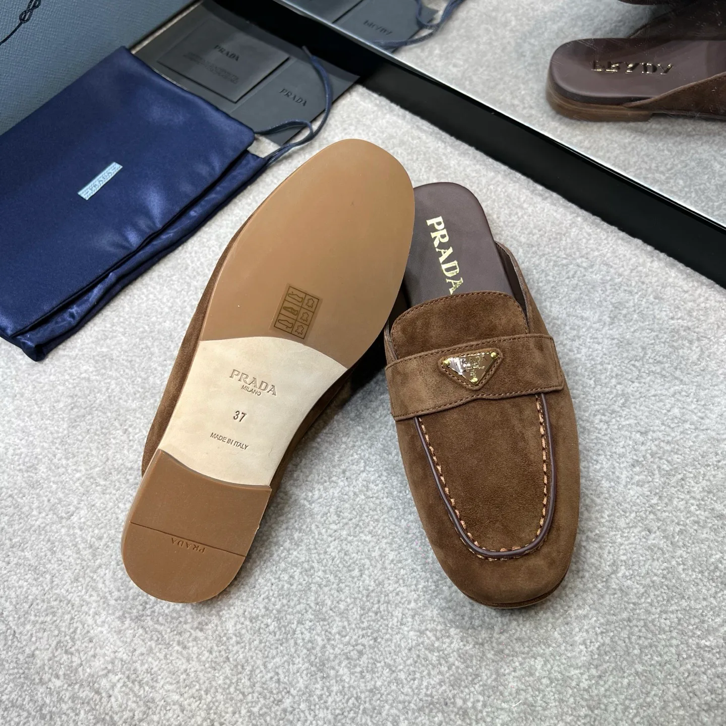 Мюли И Сабо Женские Prada 31059