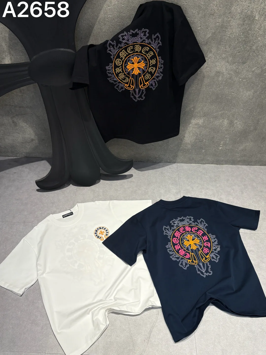 Футболки Мужские Chrome Hearts 11591410