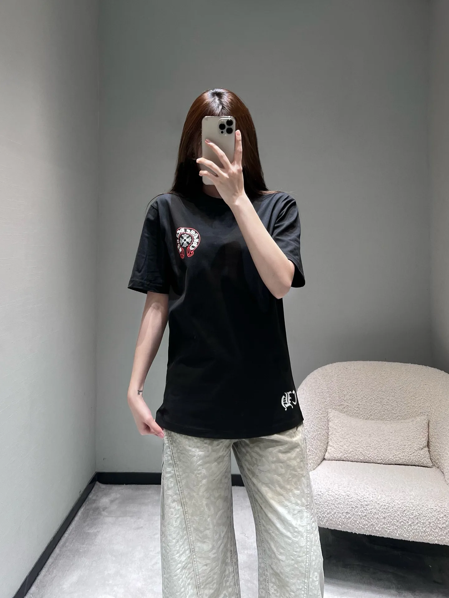 Футболки Женские Chrome Hearts 2707860