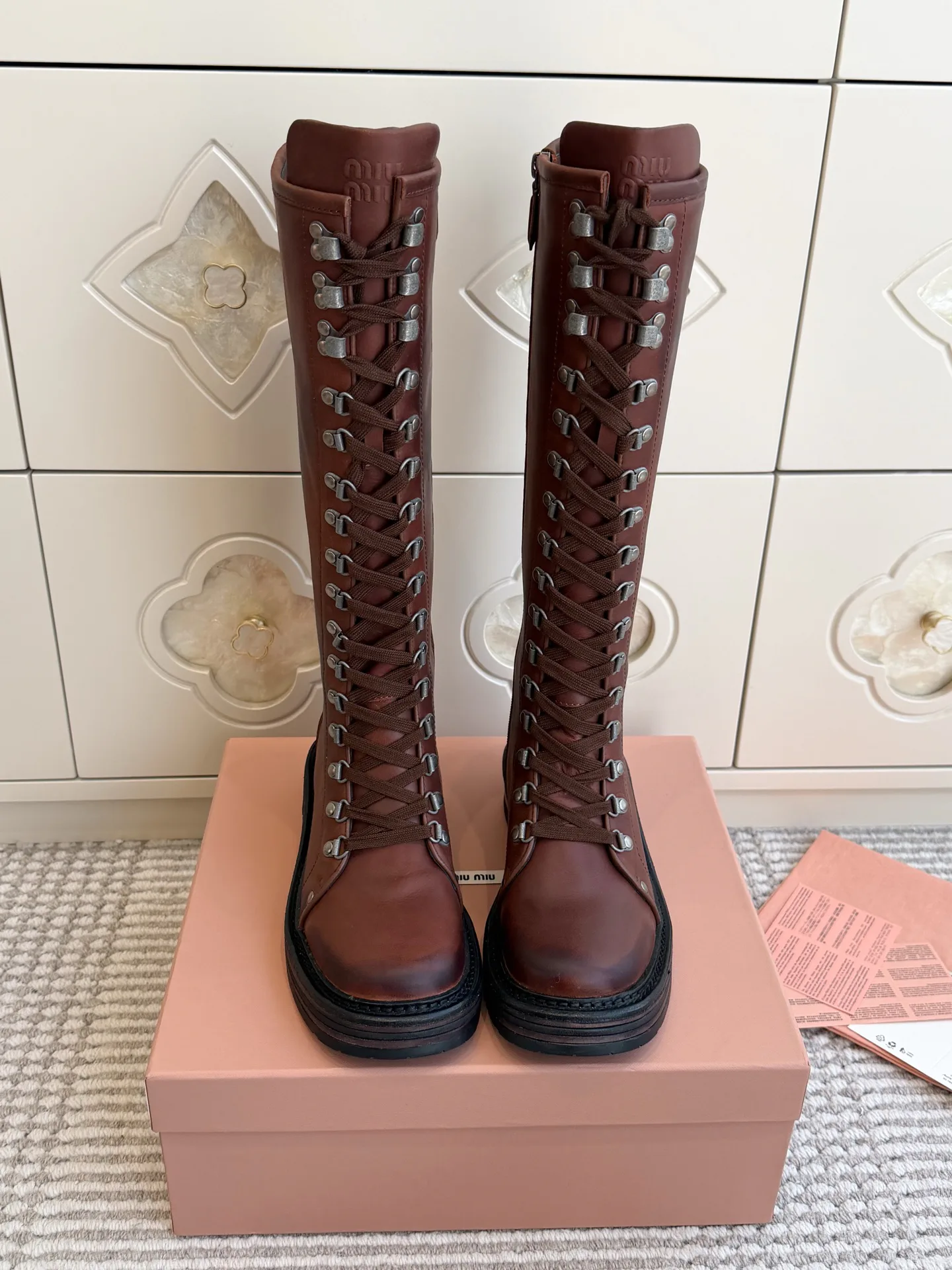 Ботинки Женские Miu Miu 17943211
