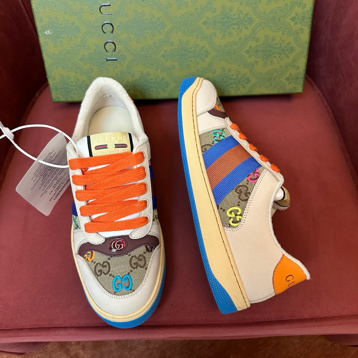 Кроссовки Женские Gucci 698244