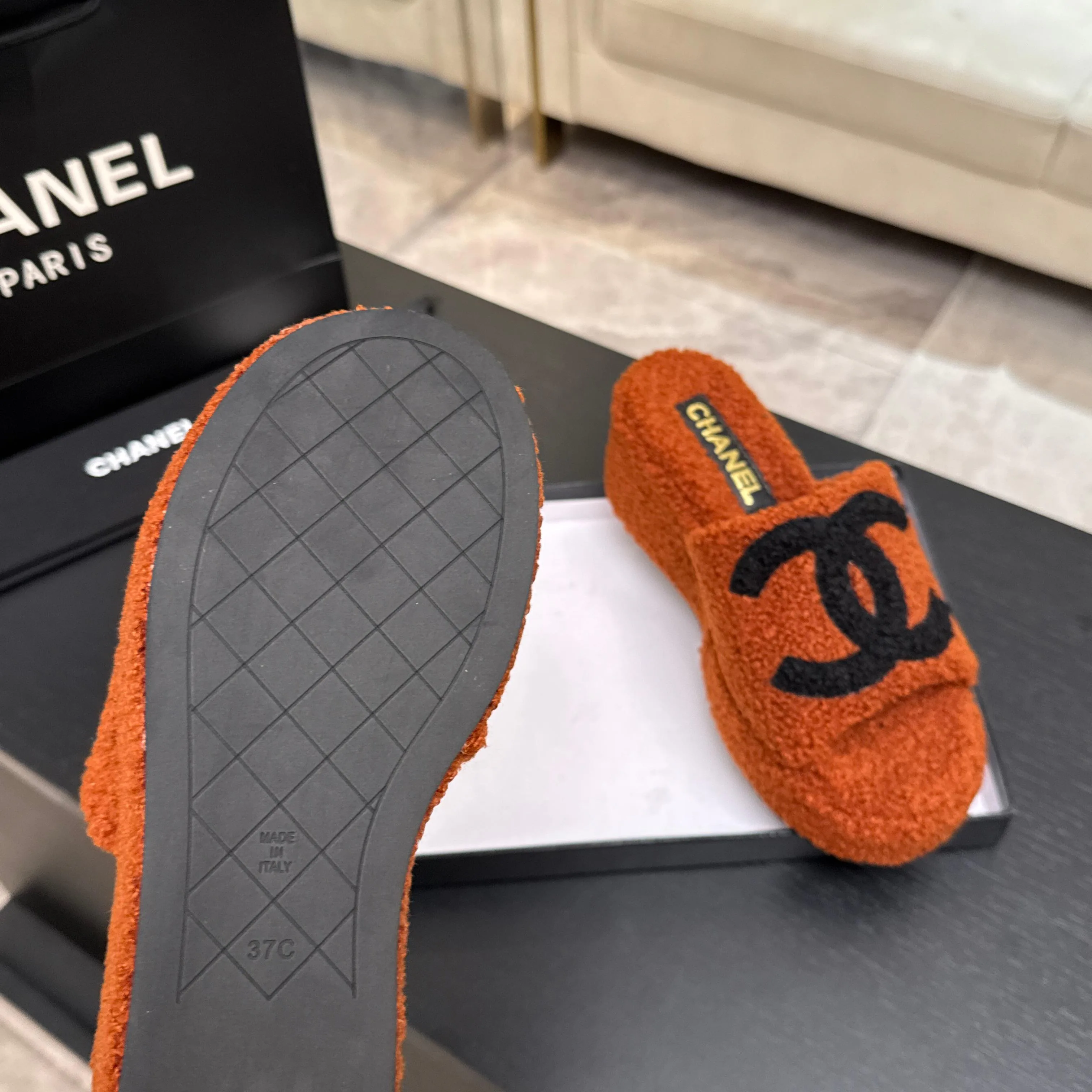 Тапочки Женские Chanel 18501002