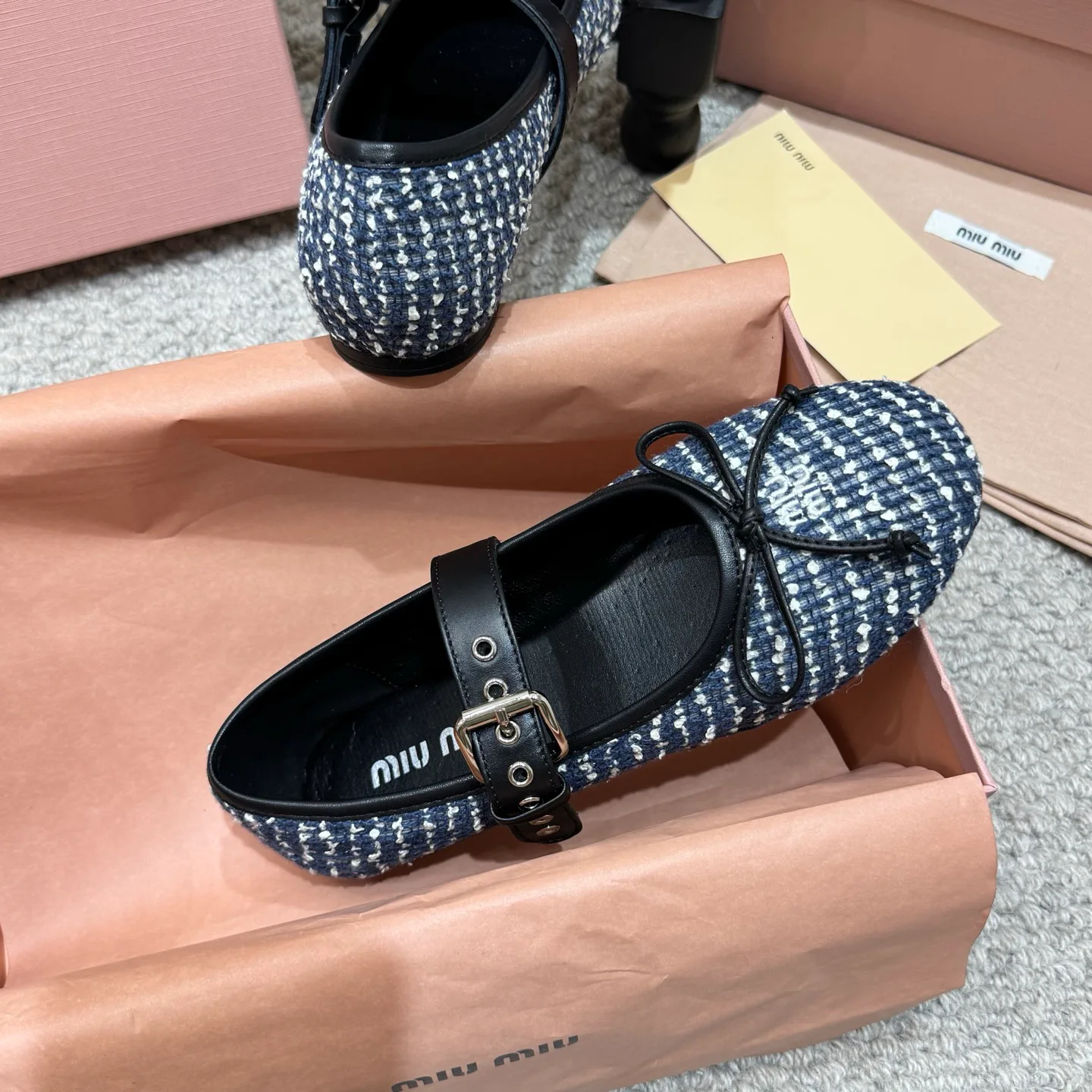 Балетки Женские Miu Miu 18676036