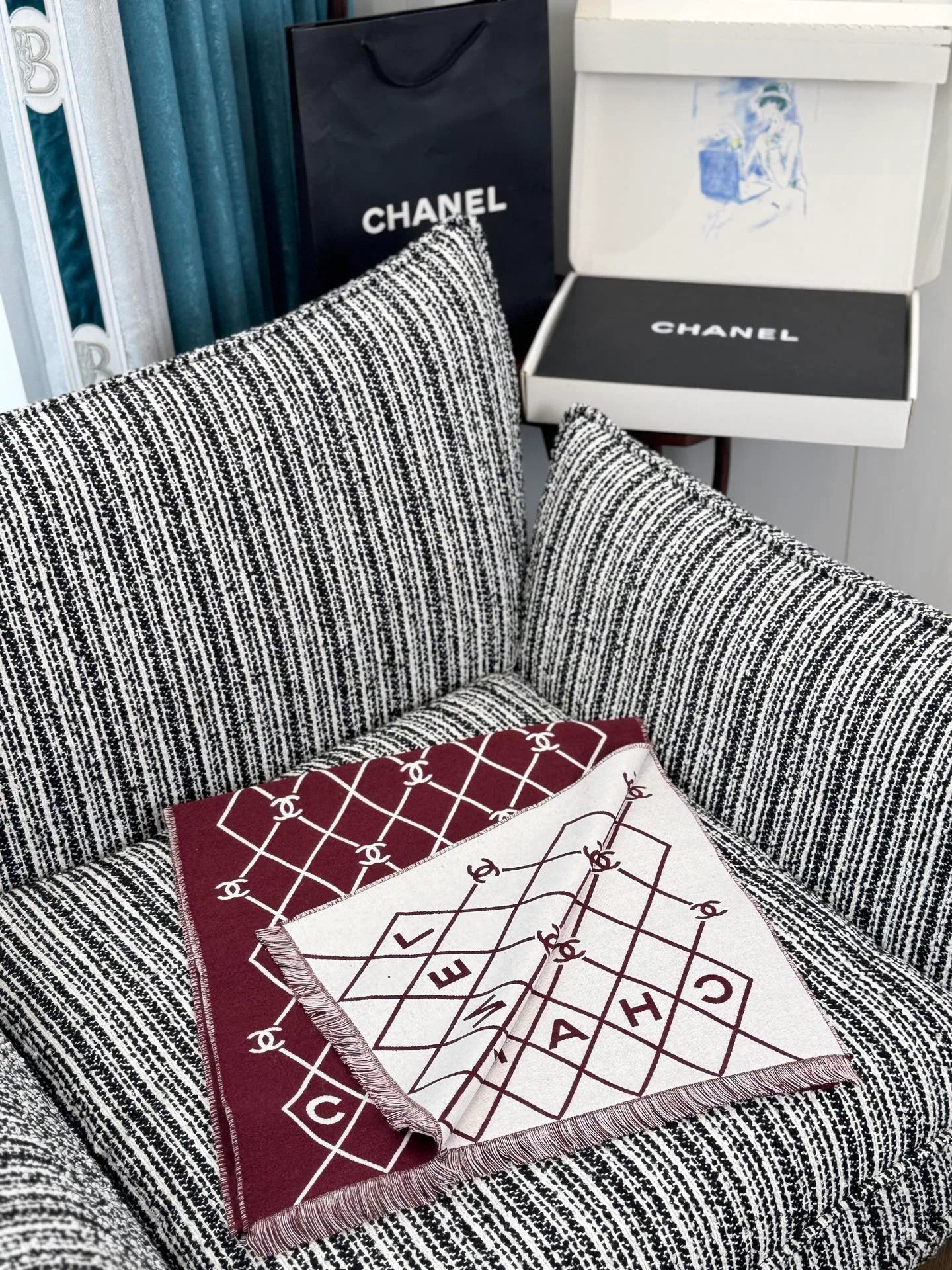 Шарфы Chanel 18523924