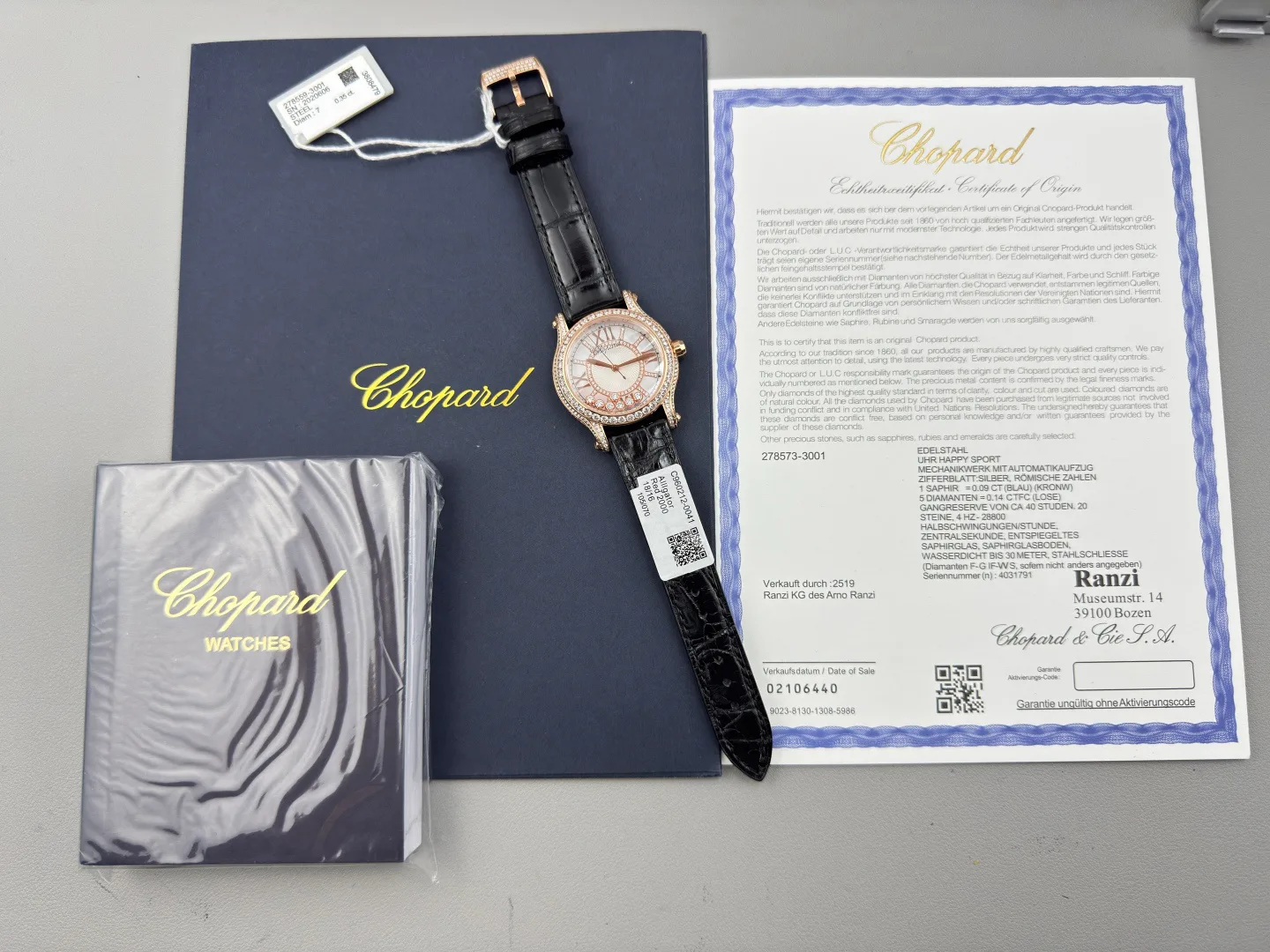 Часы Женские Chopard 821387