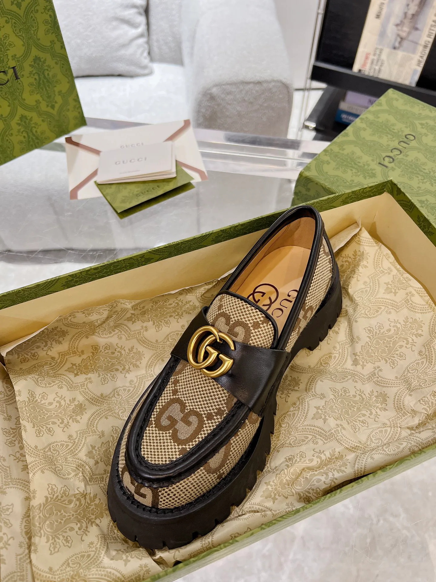 Лоферы И Мокасины Женские Gucci 170188