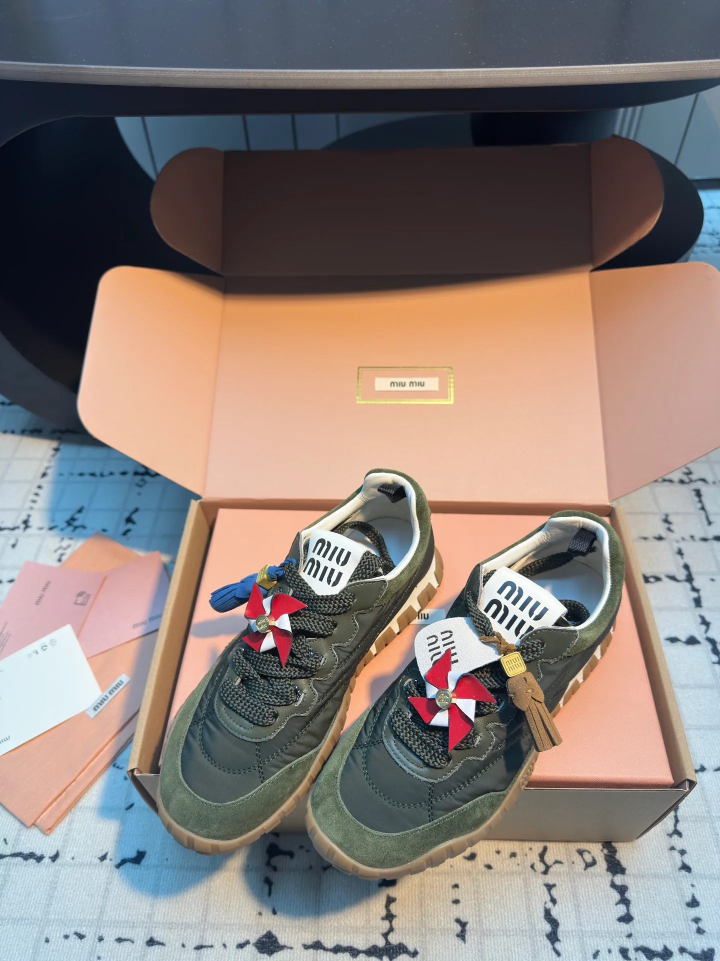 Кроссовки Женские Miu Miu 35618