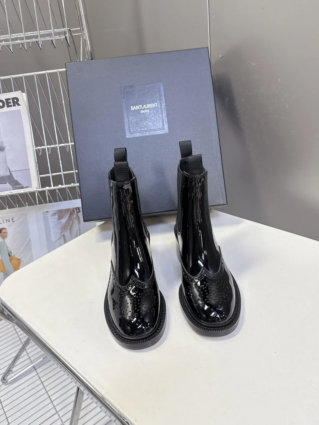 Ботинки Женские Saint Laurent 272426