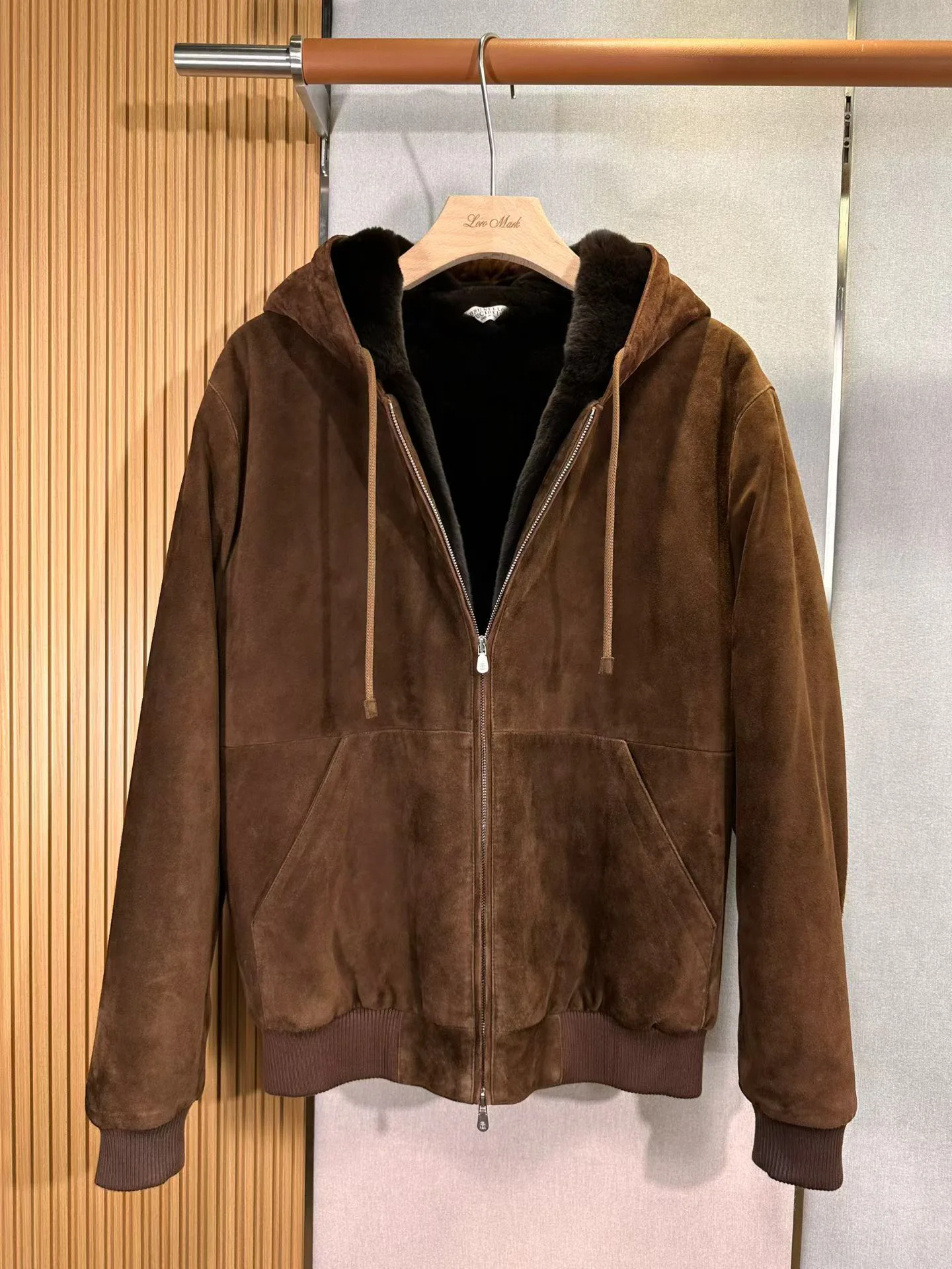 Кожаные Куртки И Дублёнки Мужские Brunello Cucinelli 497558