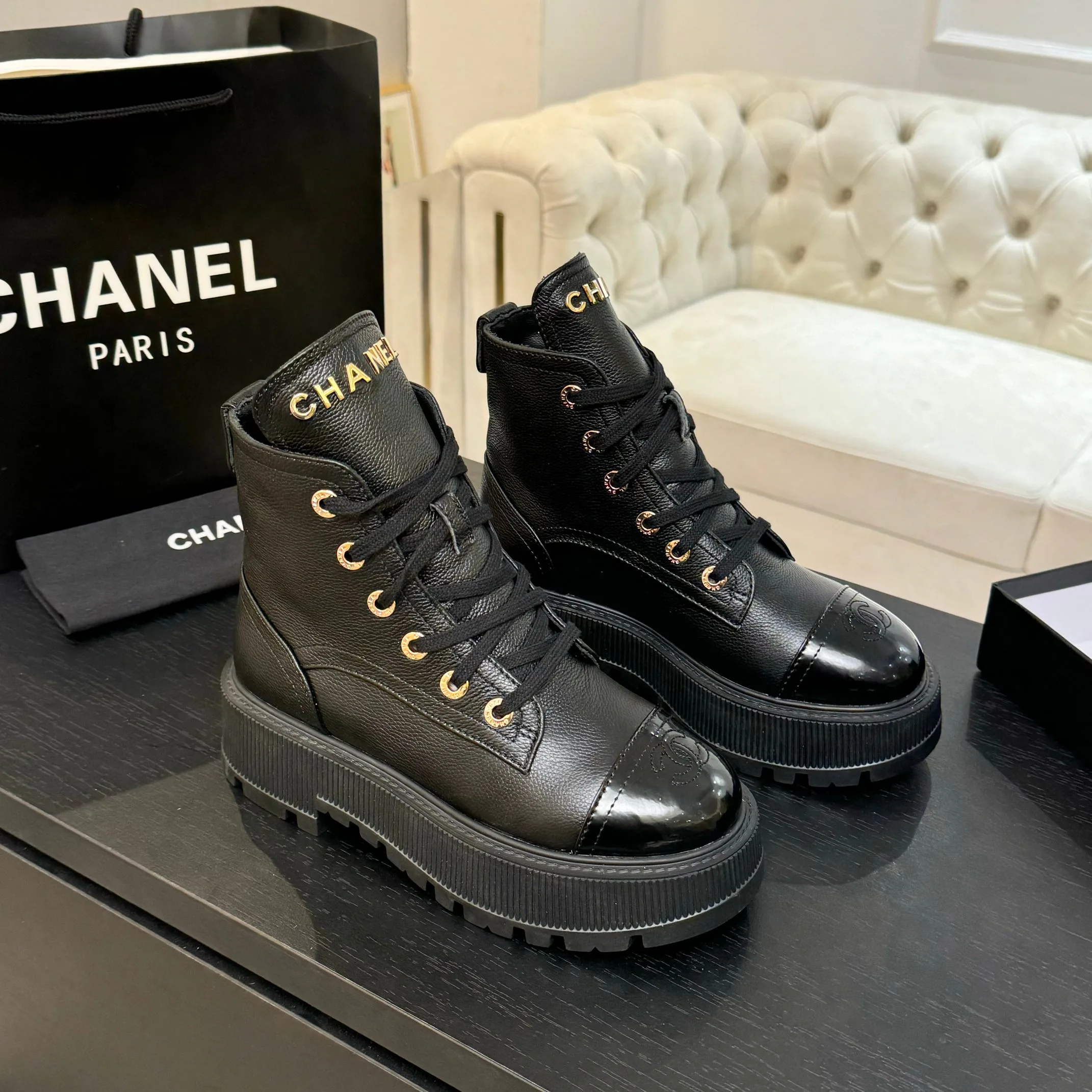 Ботинки Женские Chanel 137081