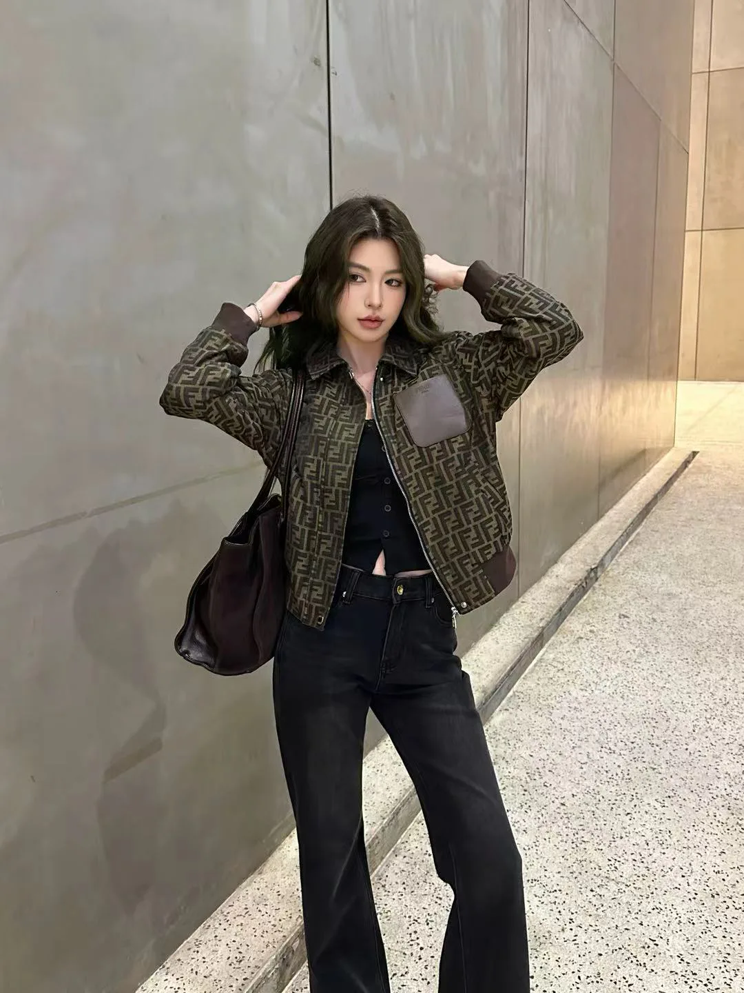 Куртки И Пуховики Женские Fendi 764842