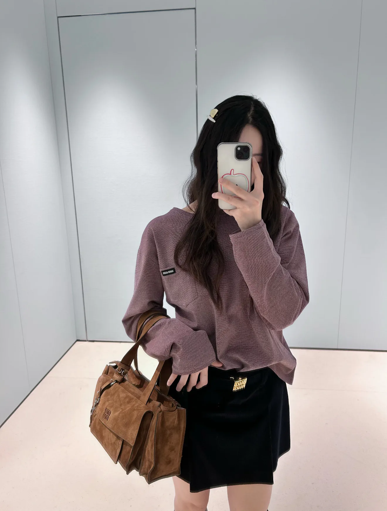 Лонгсливы Женские Miu Miu 13545081