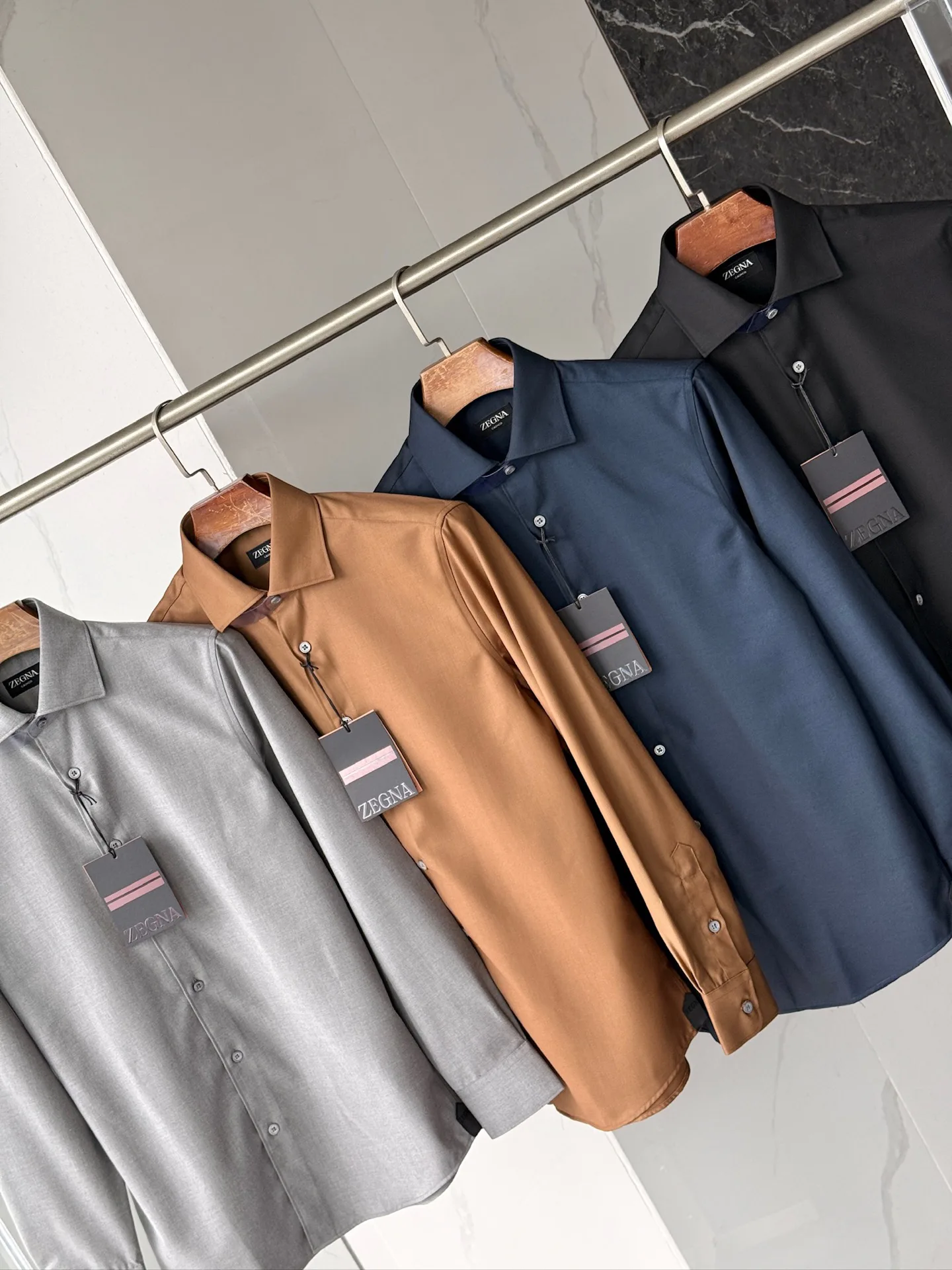 Рубашки Мужские Zegna 18711667