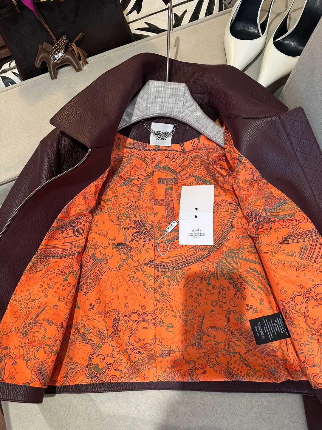 Кожаные Куртки И Дублёнки Женские Hermes 18312605