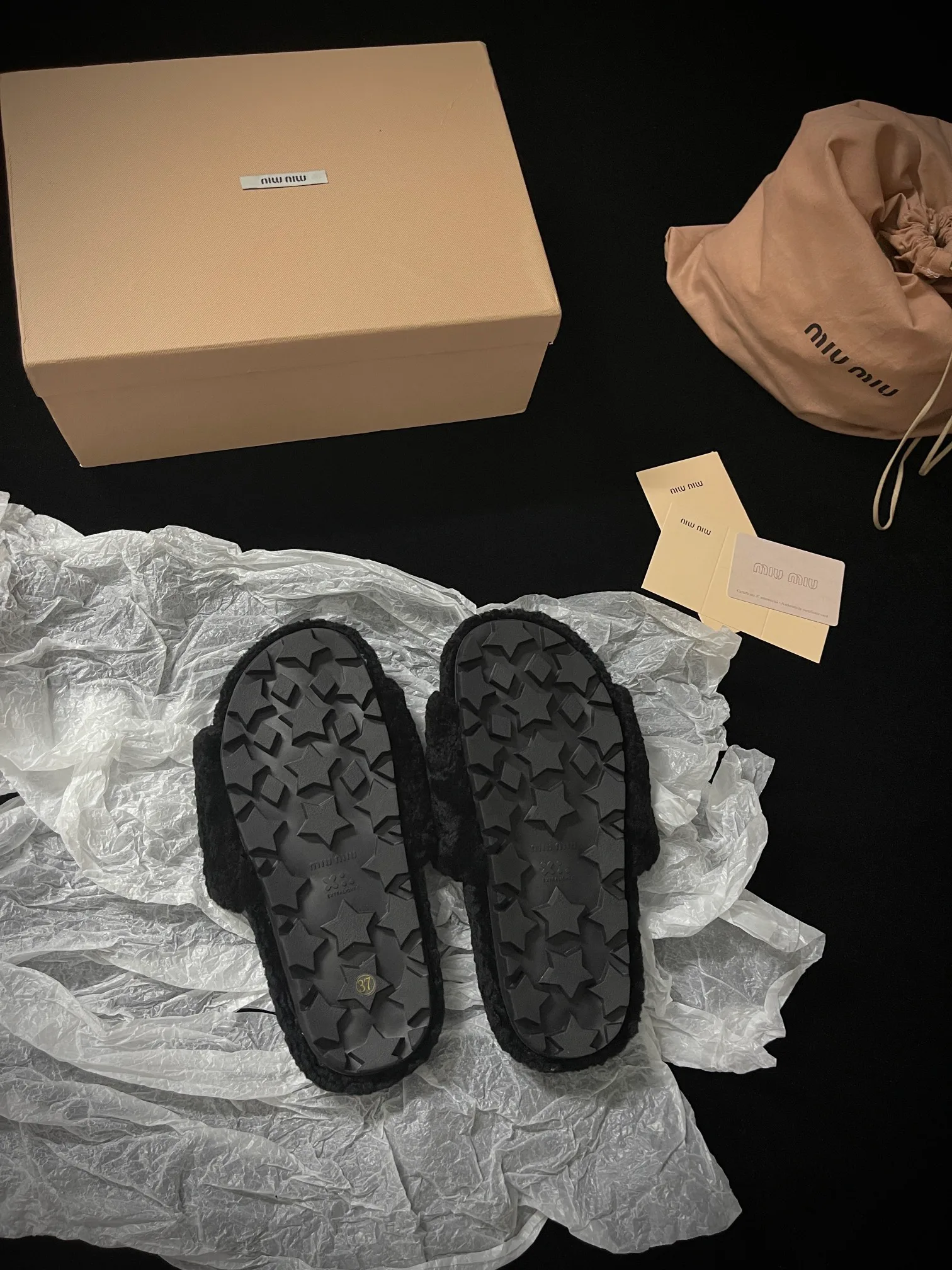 Тапочки Женские Miu Miu 189639