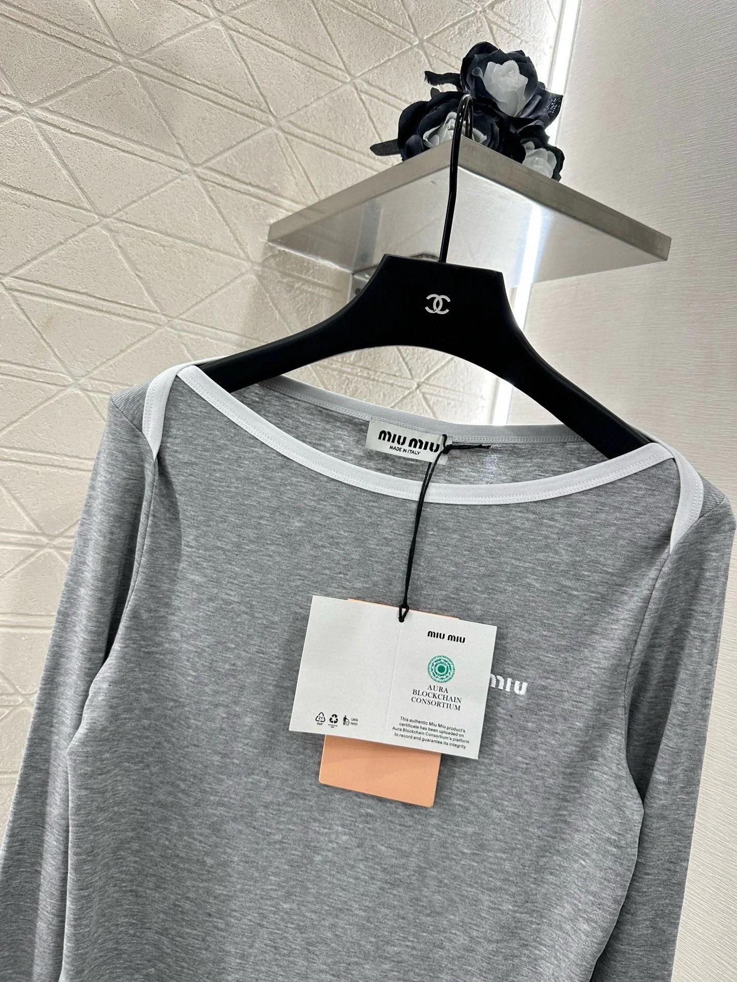 Лонгсливы Женские Miu Miu 4843385