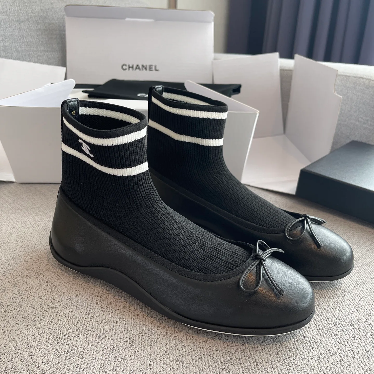 Балетки Женские Chanel 18066376