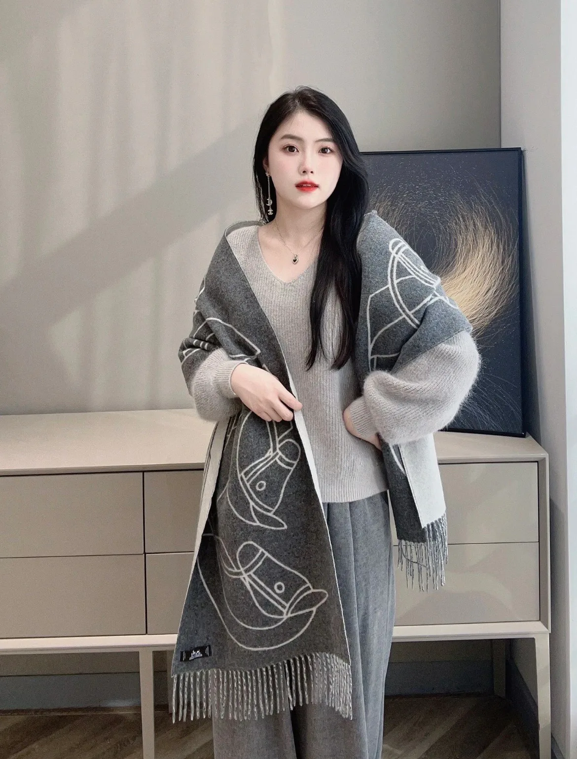 Шарфы Hermes 76721