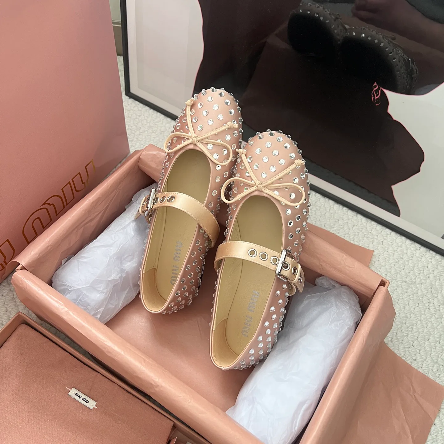 Балетки Женские Miu Miu 11543821