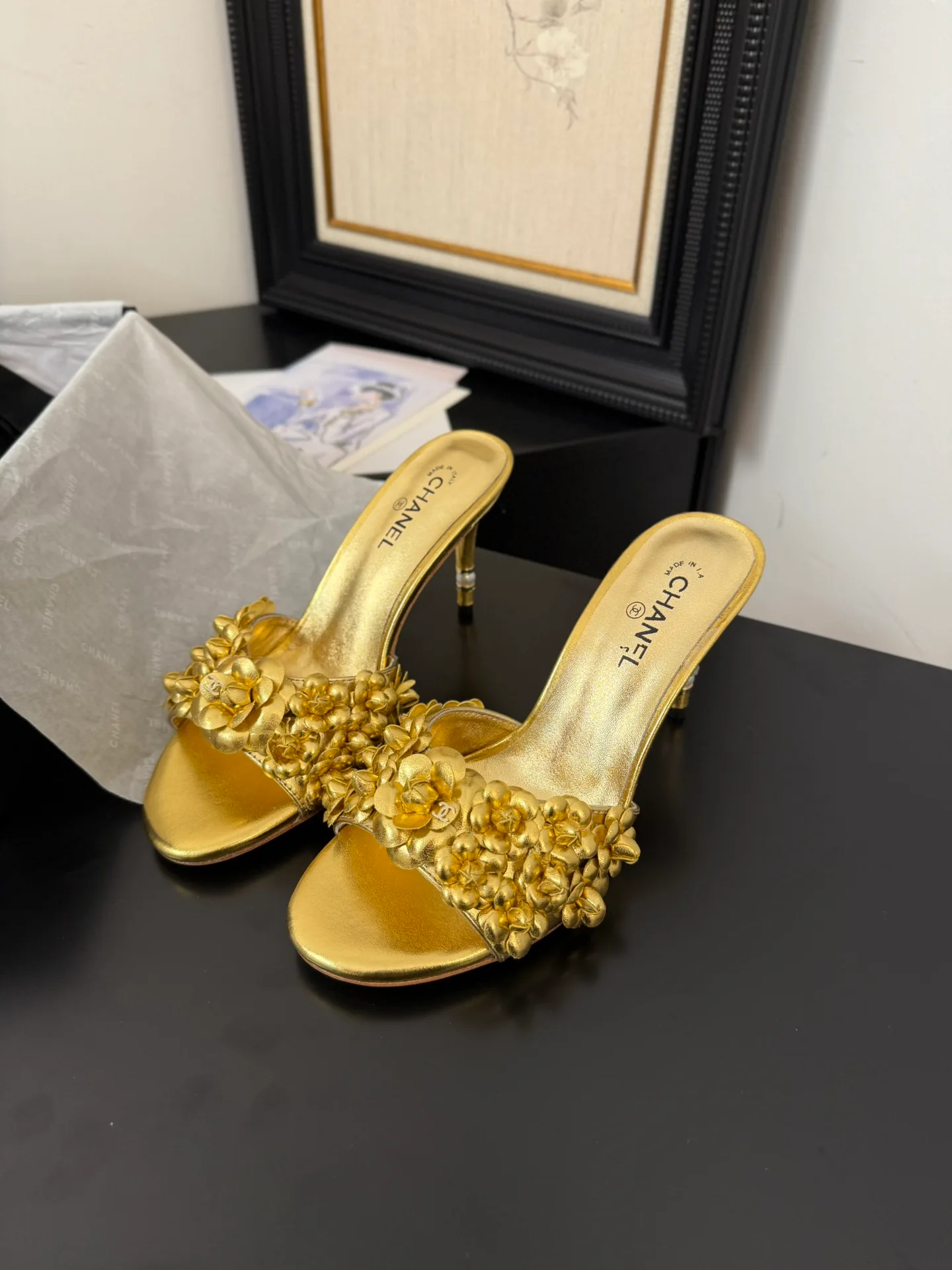 Босоножки Женские Chanel 33125