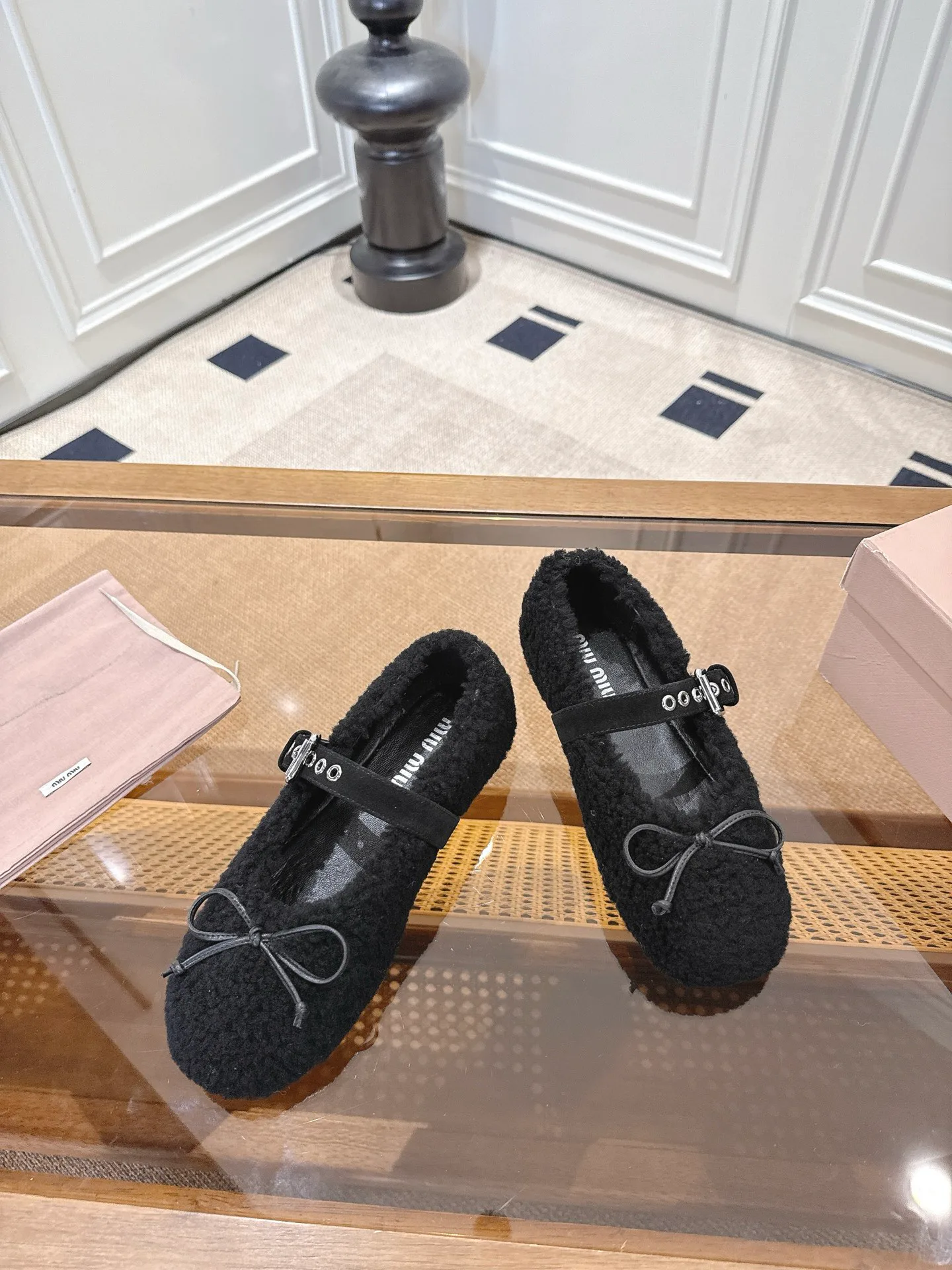 Балетки Женские Miu Miu 389182