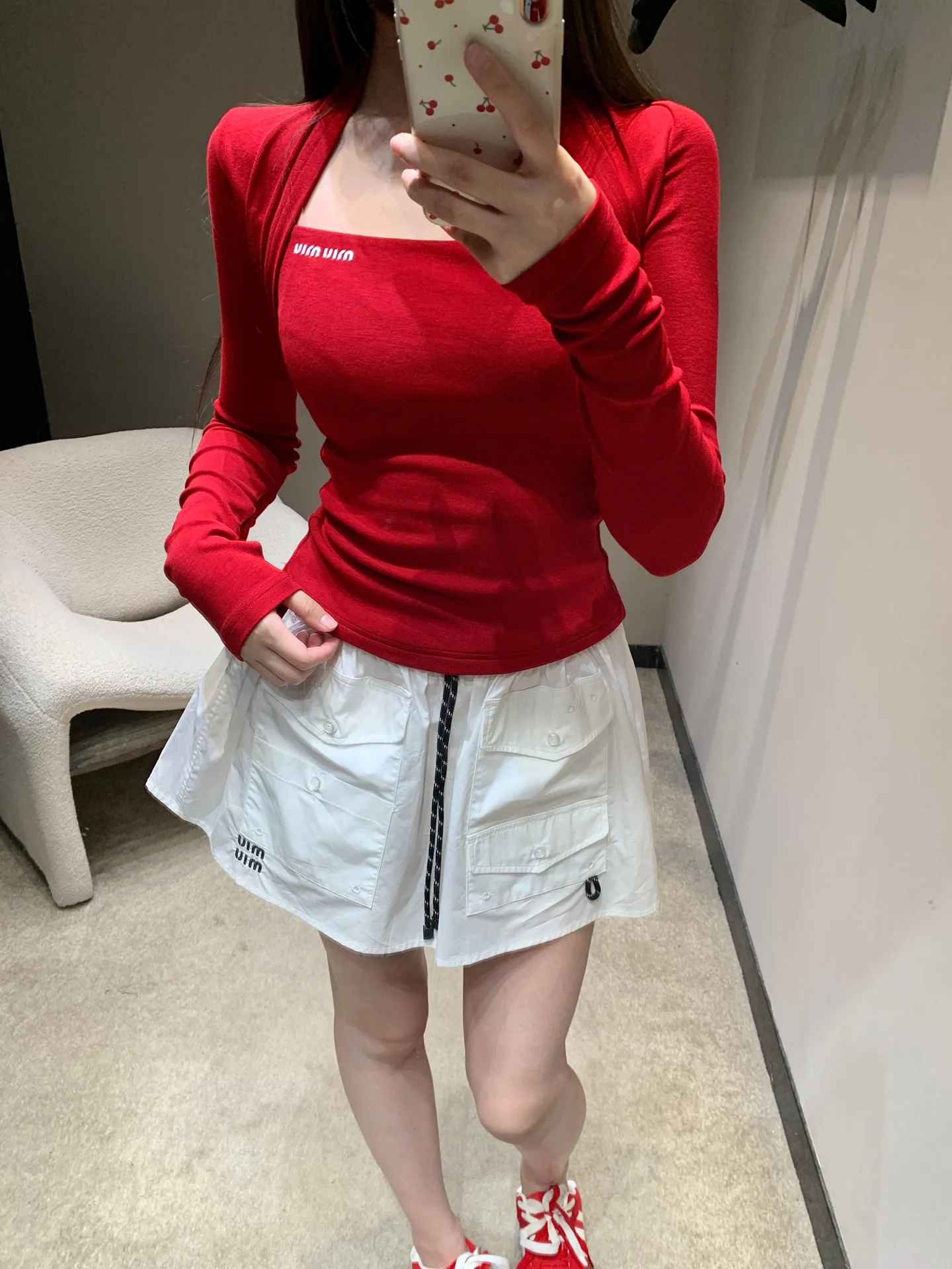 Лонгсливы Женские Miu Miu 2431898