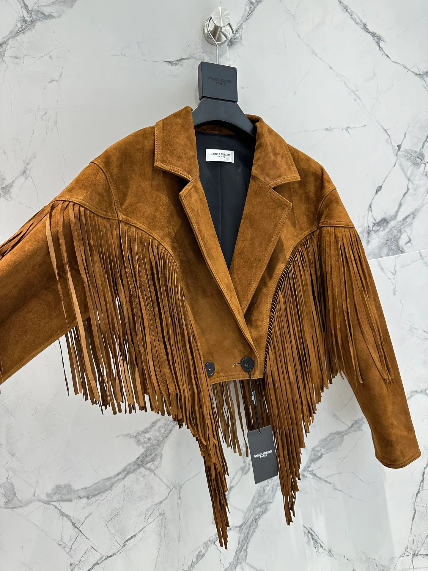 Кожаные Куртки И Дублёнки Женские Saint Laurent 12957014