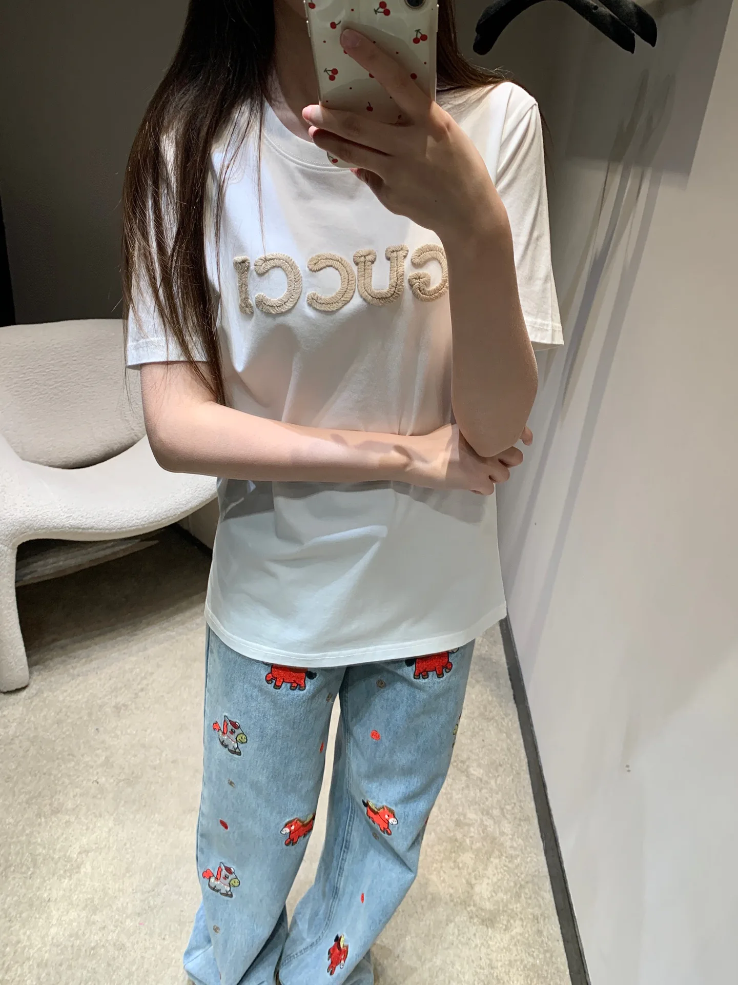 Футболки Женские Gucci 5019294