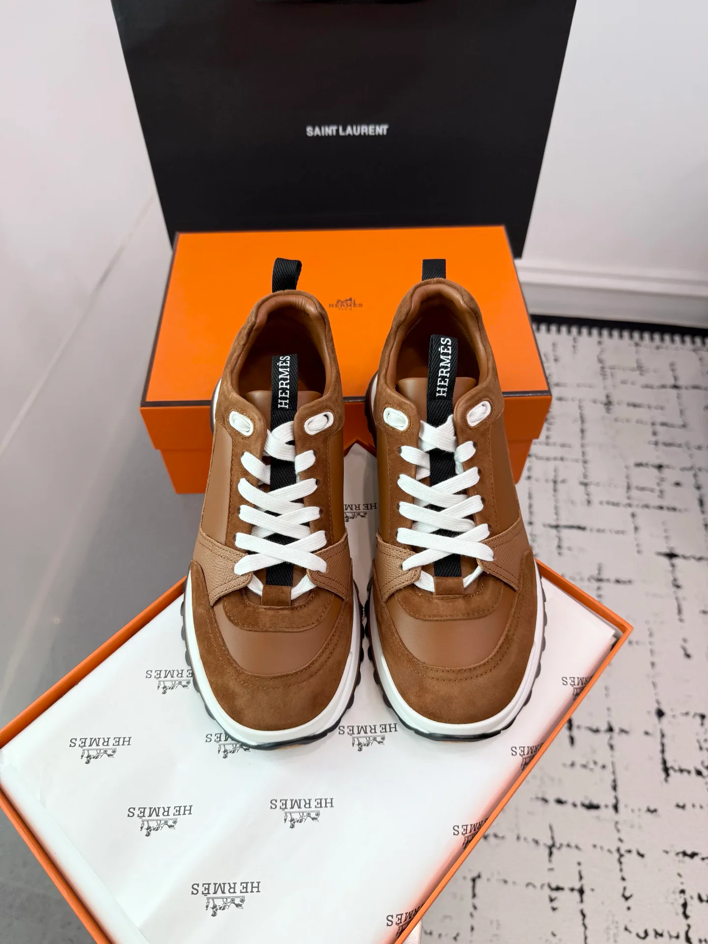 Кроссовки Женские Hermes 406197