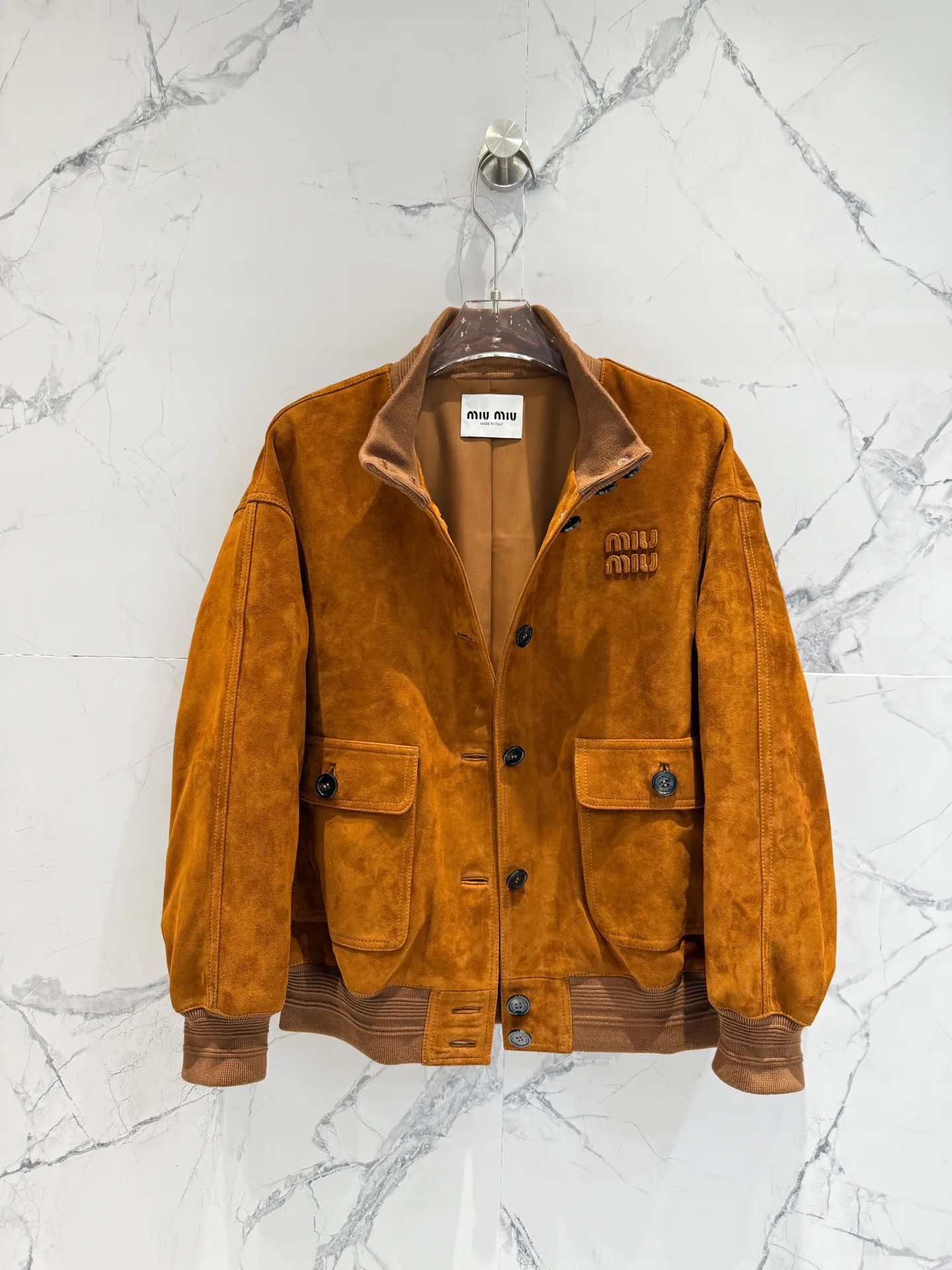 Кожаные Куртки И Дублёнки Женские Miu Miu 11310614