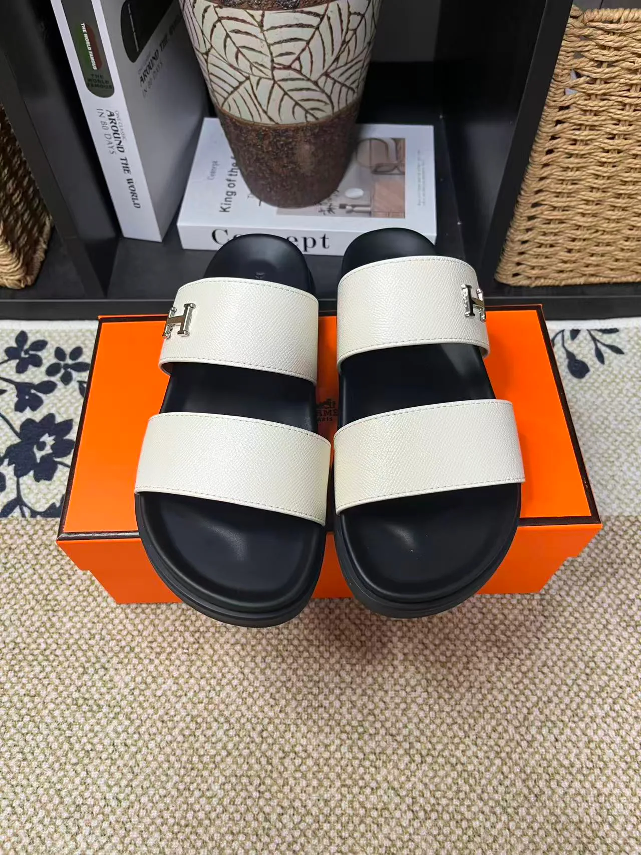 Шлепанцы Женские Hermes 991645