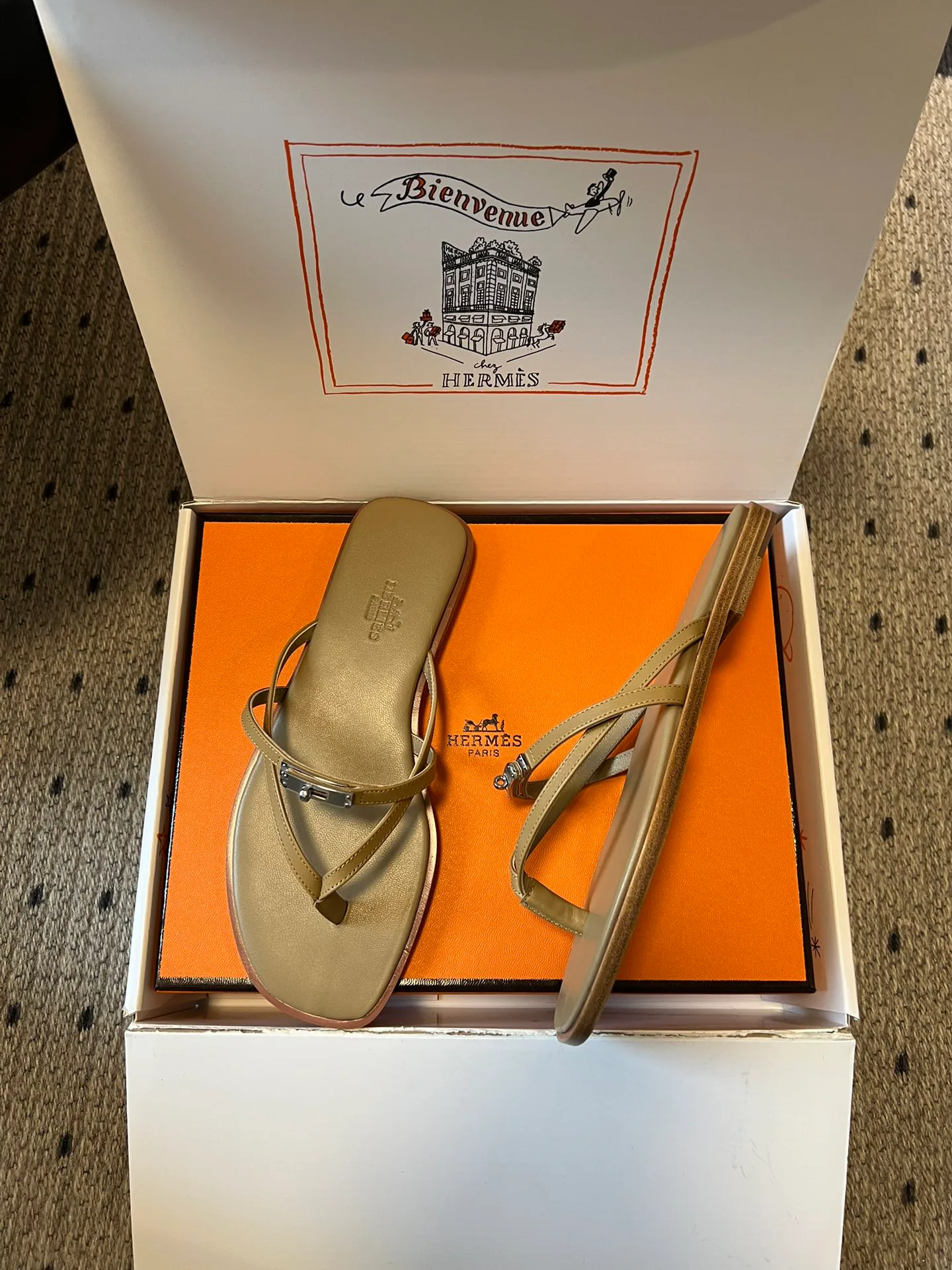 Шлепанцы Женские Hermes 10209520