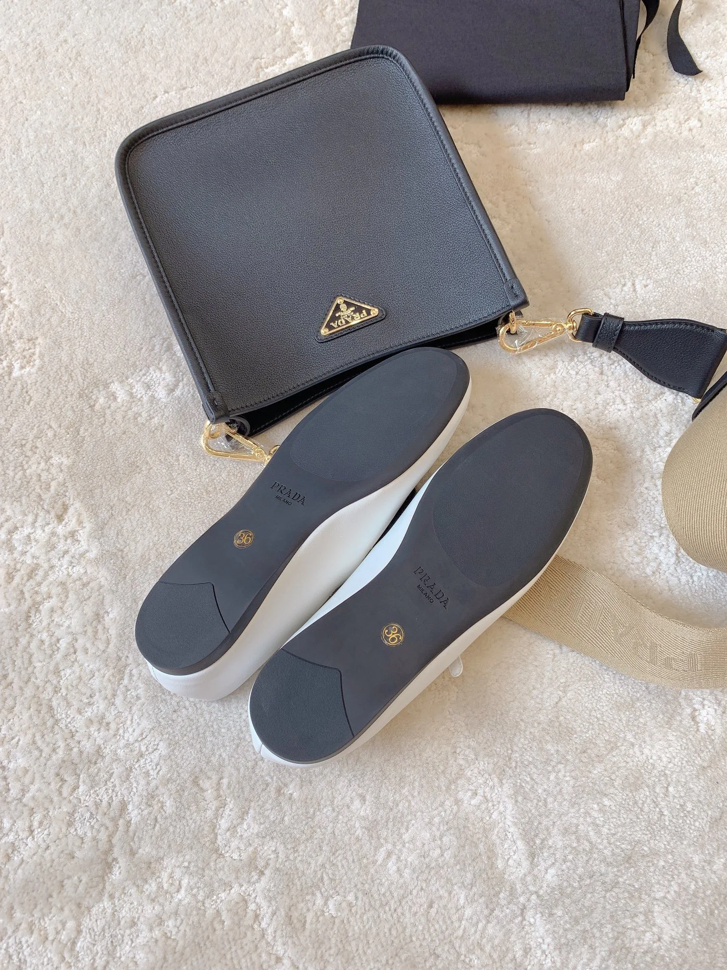 Балетки Женские Prada 4862266