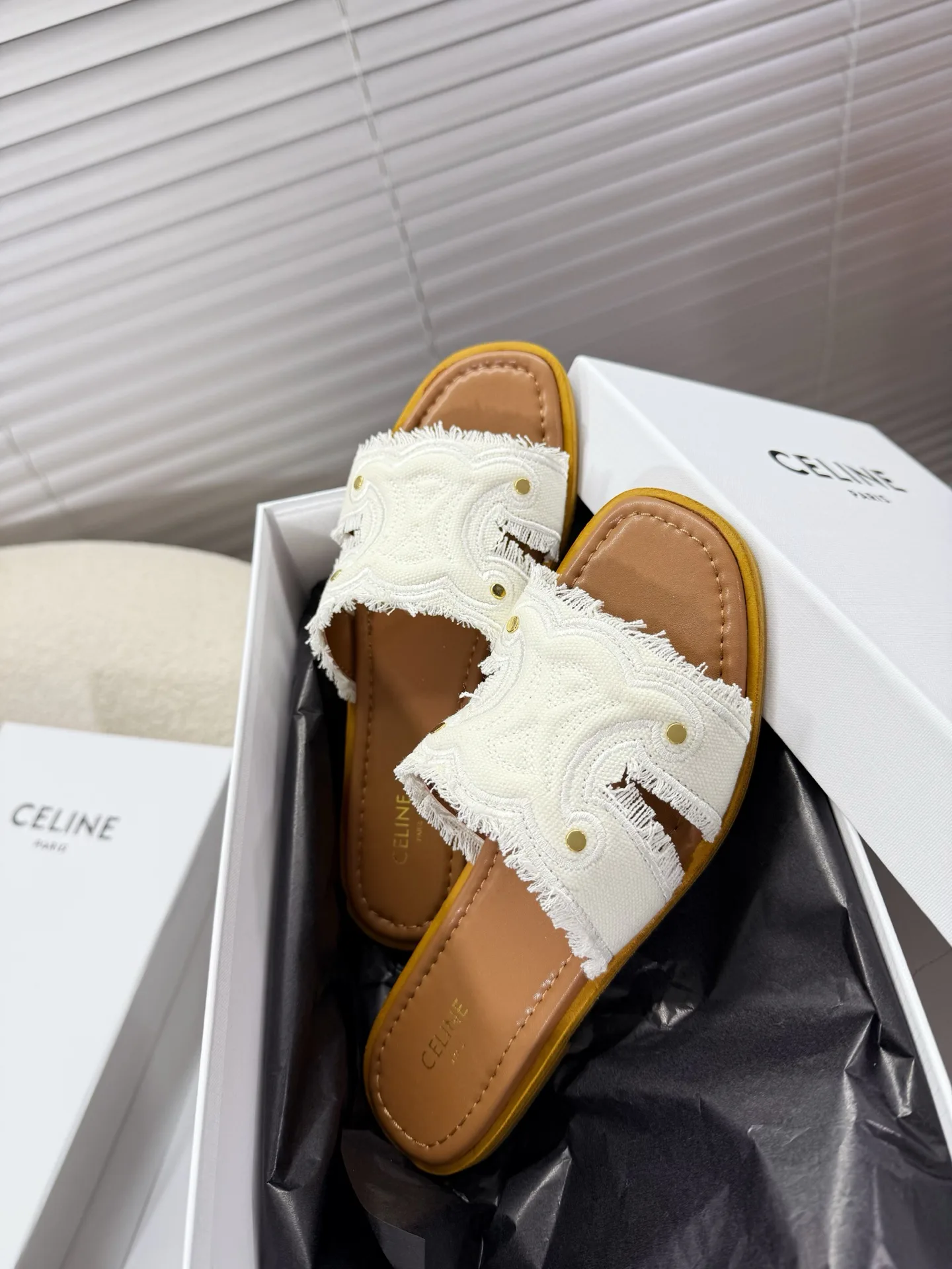 Шлепанцы Женские Celine 11658945