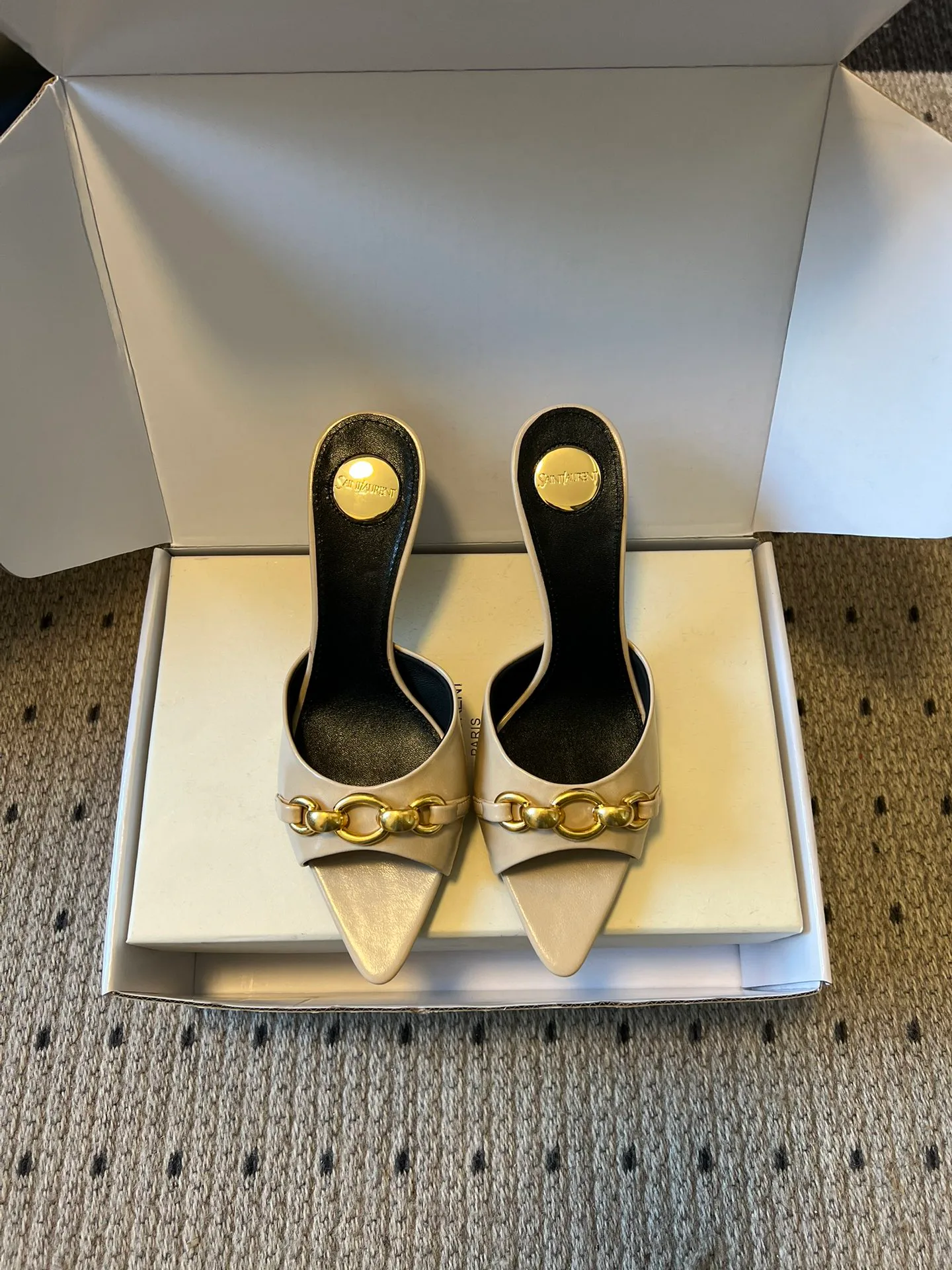 Босоножки Женские Saint Laurent 10835468