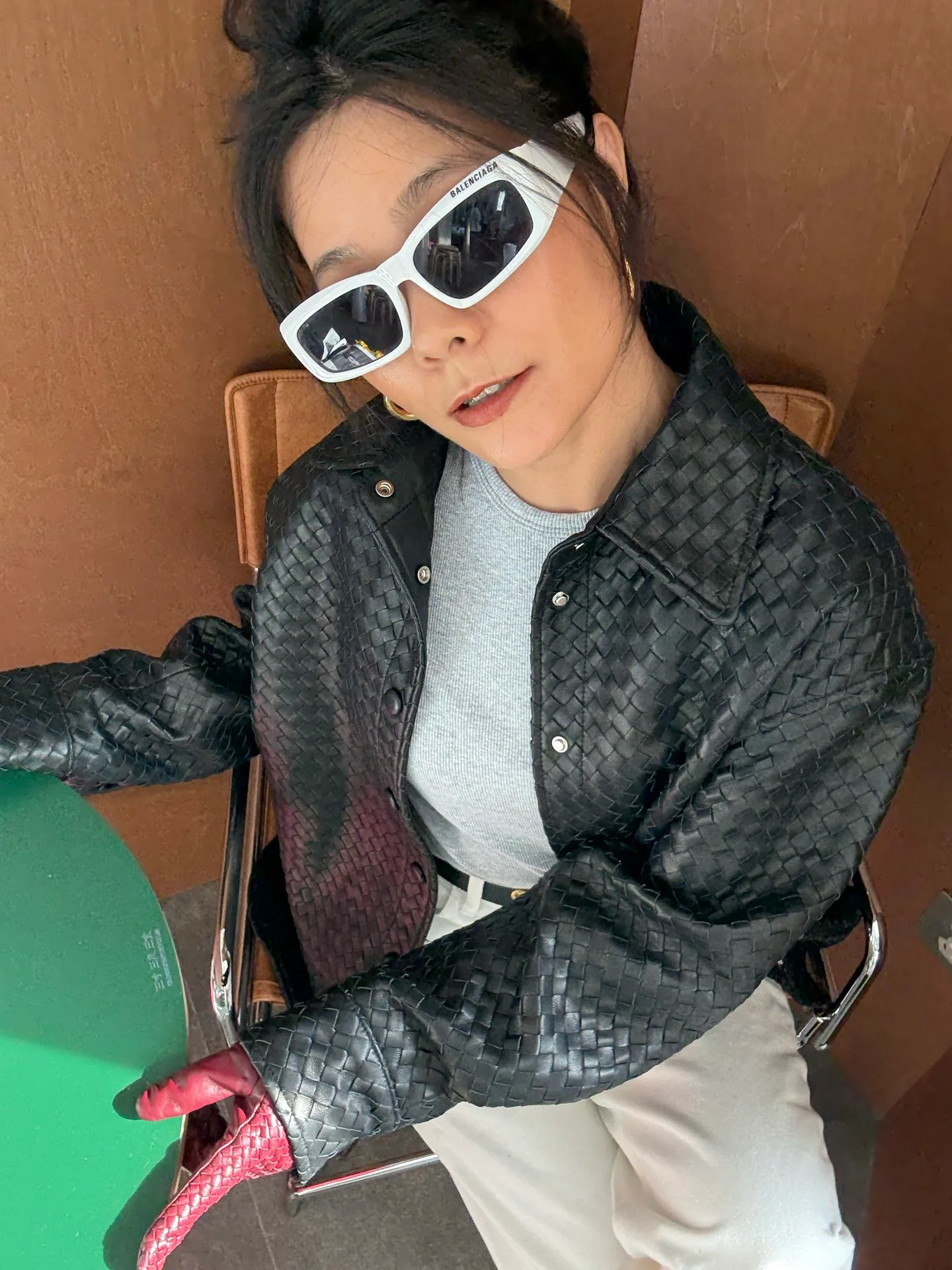 Кожаные Куртки И Дублёнки Женские Bottega Veneta 1654175