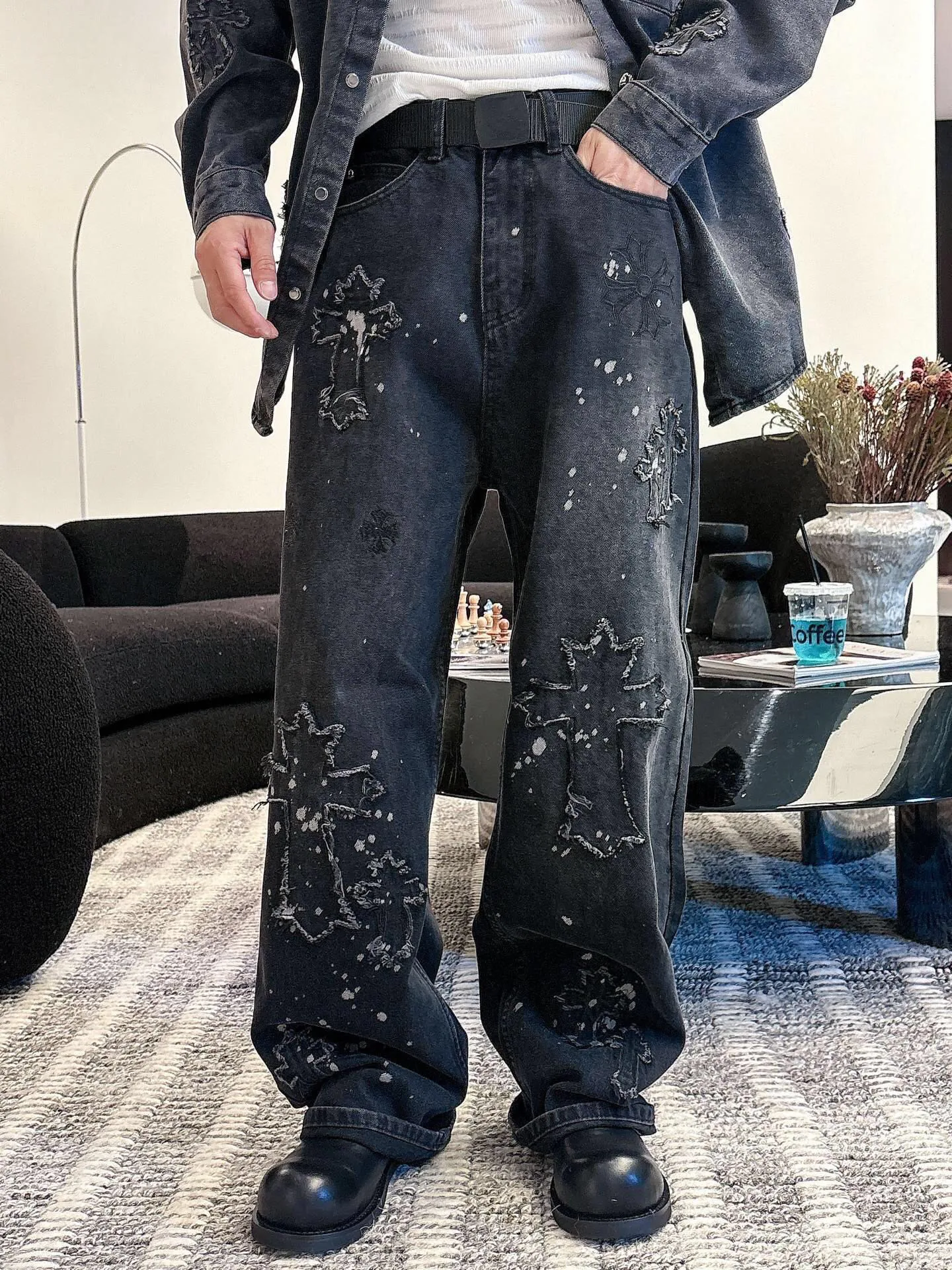 Джинсы Мужские Chanel 431571