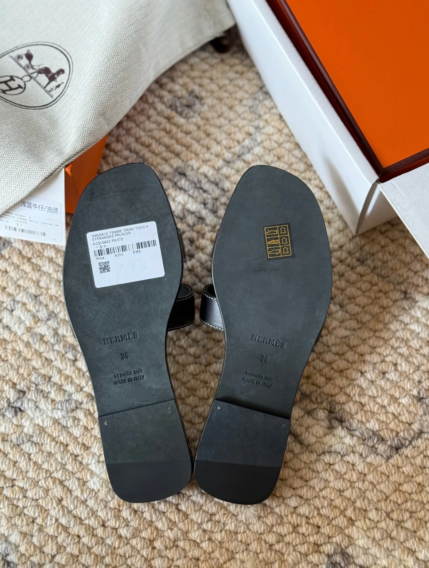 Шлепанцы Женские Hermes 81997