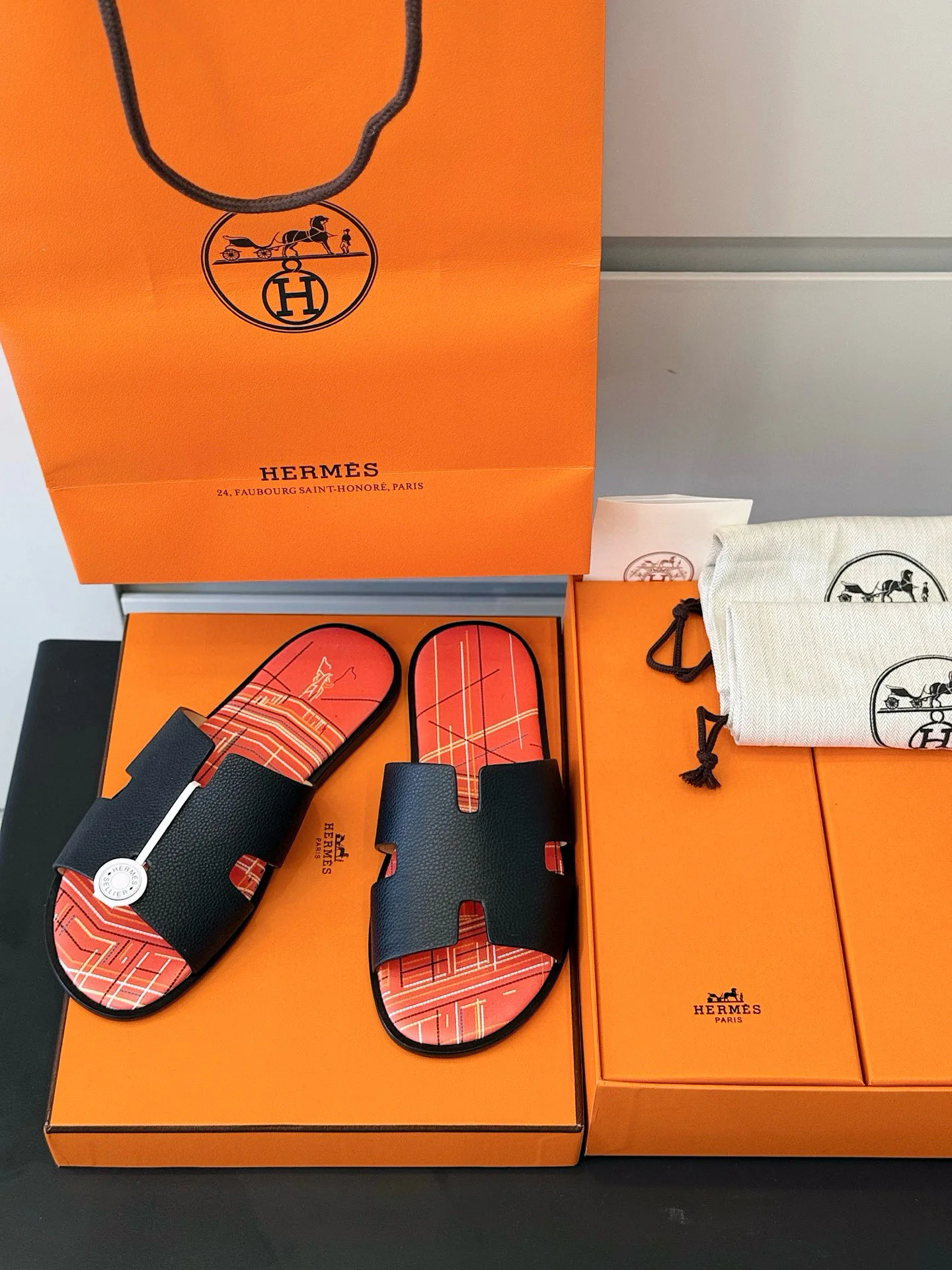 Тапочки Мужские Hermes 13182404