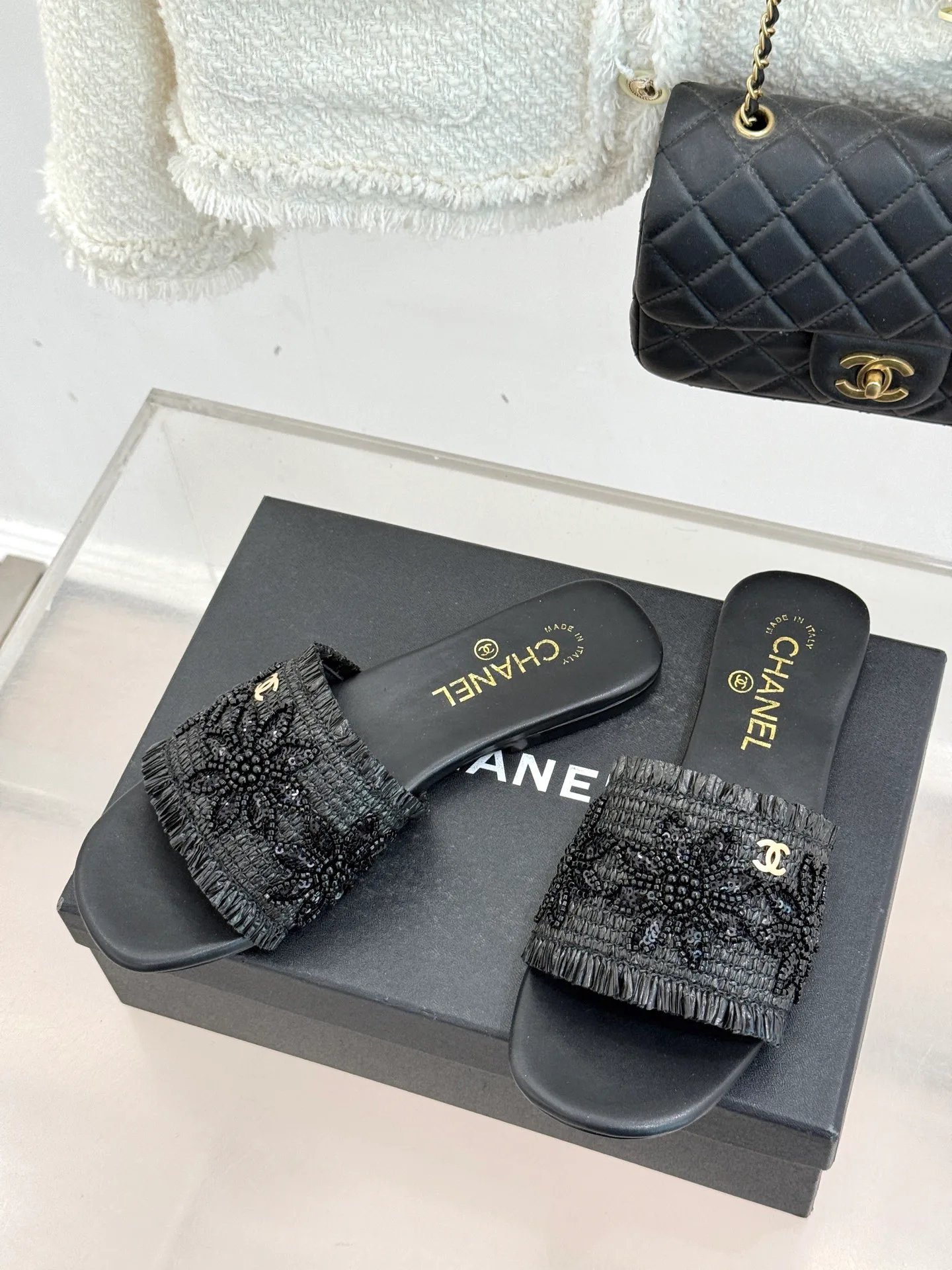 Шлепанцы Женские Chanel 1794982