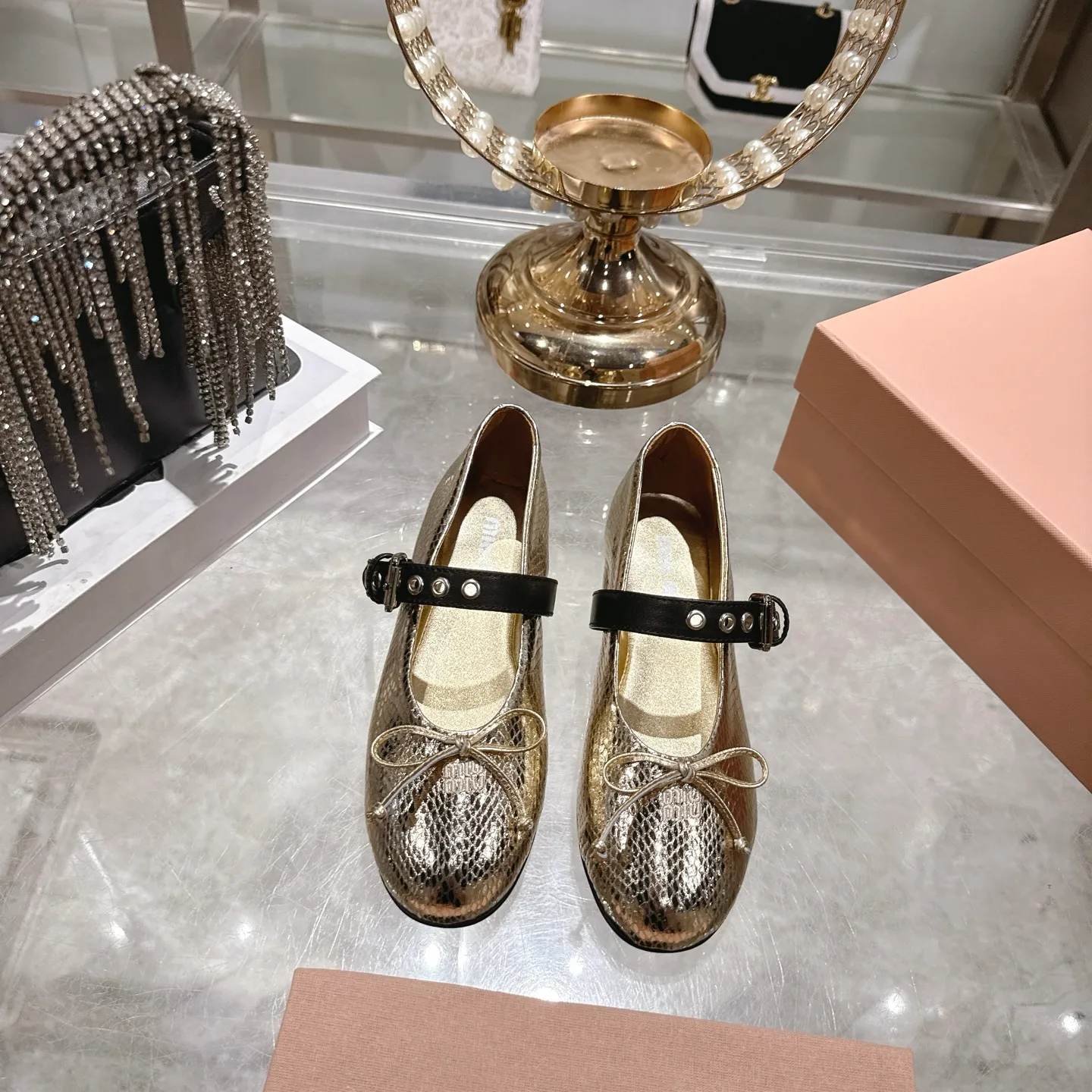 Балетки Женские Miu Miu 12868589