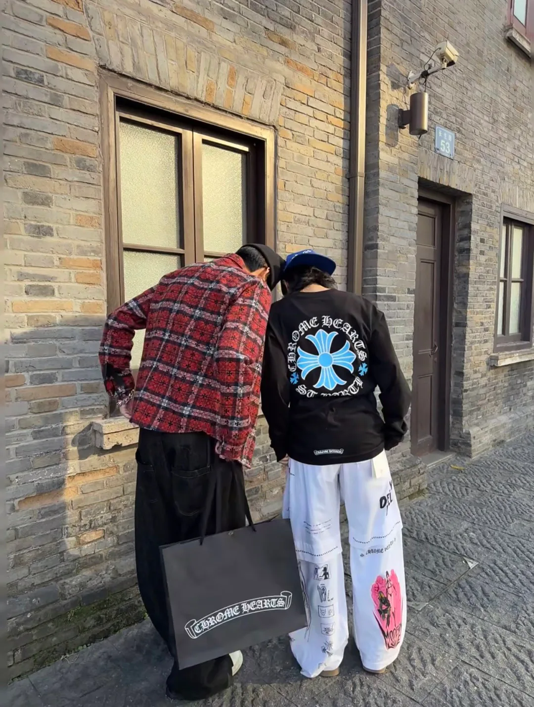 Лонгсливы Мужские Chrome Hearts 11399356