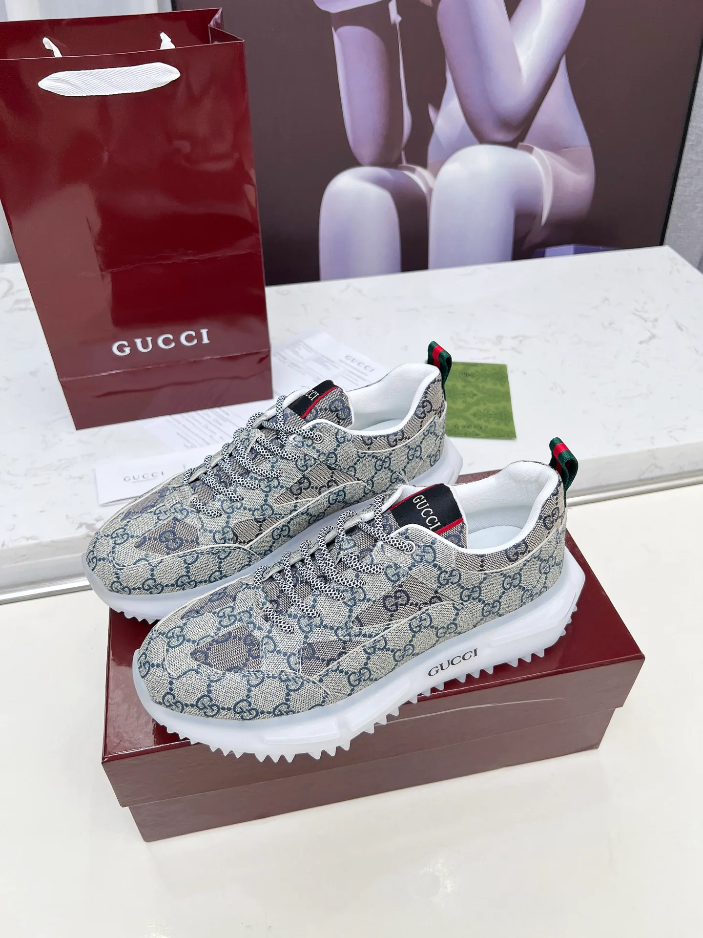 Кроссовки Мужские Gucci 17620388